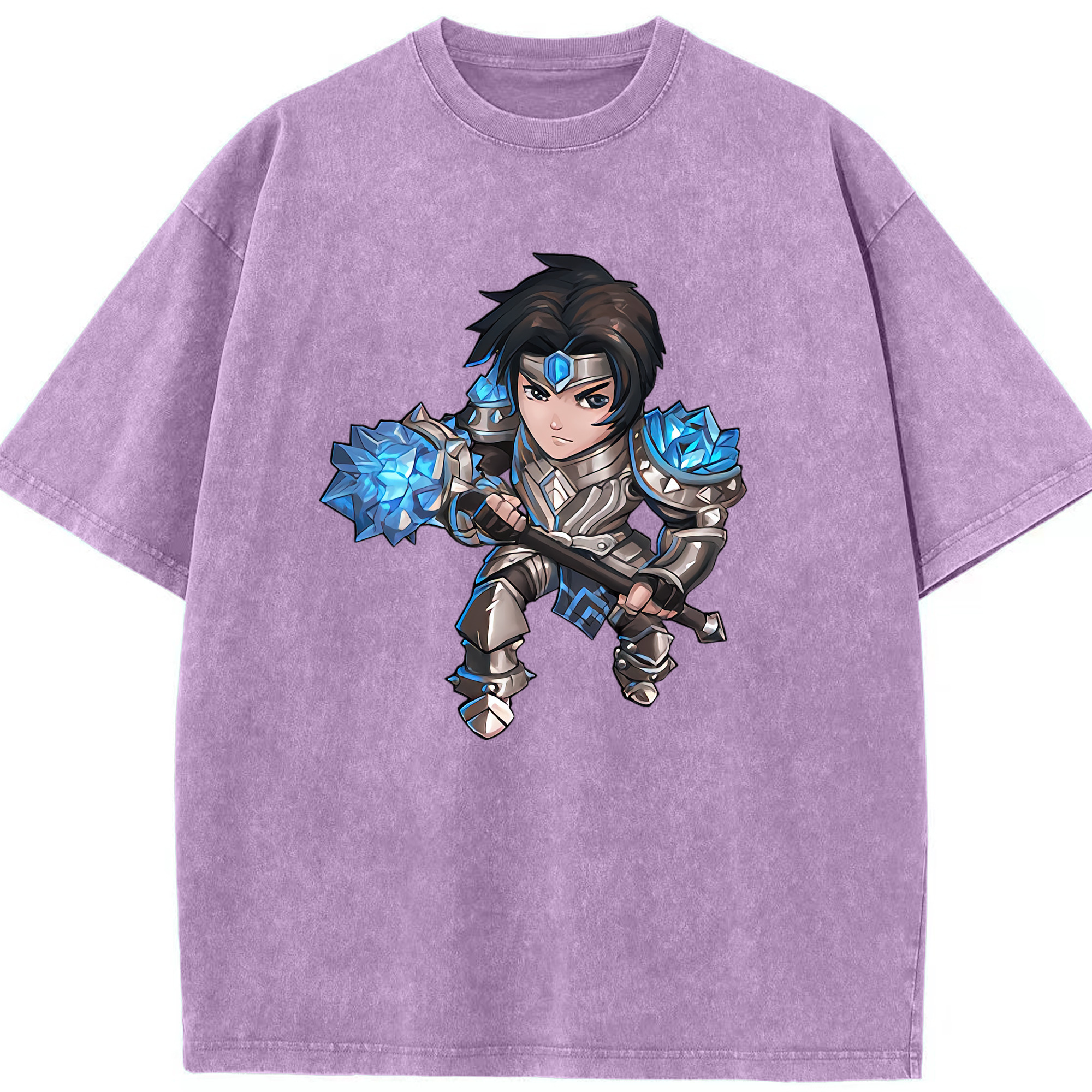 （画像用） リーグ・オブ・レジェンド League of Legends LOL 綿100% ヴィンテージ風 半袖Tシャツ（フロントプリント）