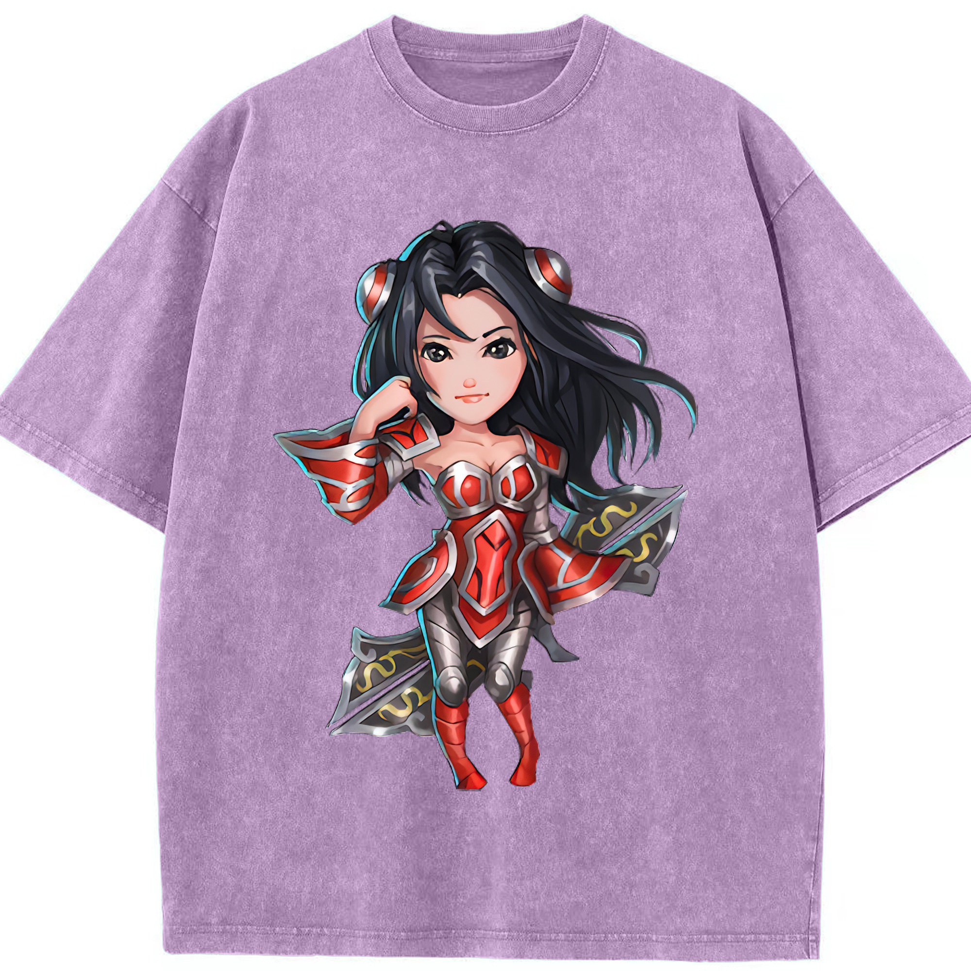 （画像用） リーグ・オブ・レジェンド League of Legends LOL 綿100% ヴィンテージ風 半袖Tシャツ（フロントプリント）
