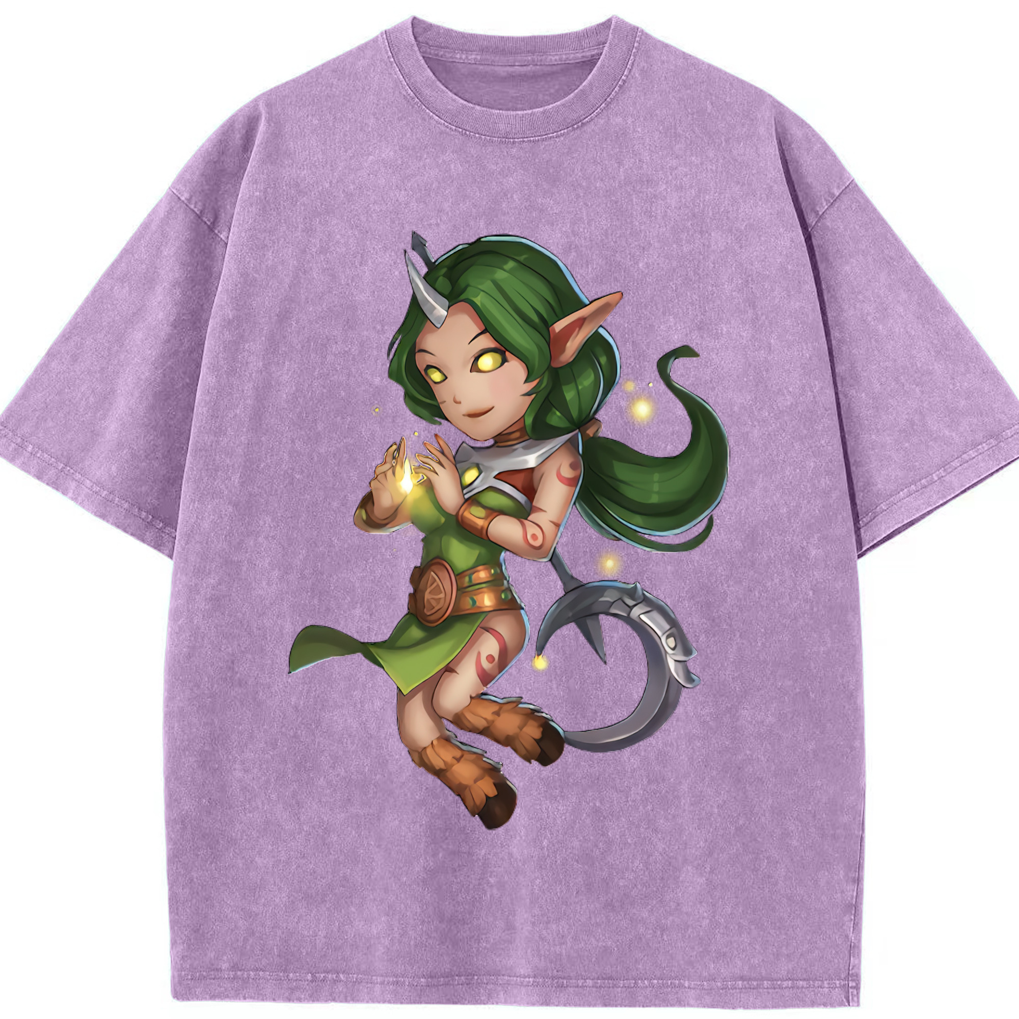 リーグ・オブ・レジェンド League of Legends LOL 綿100% ヴィンテージ風 半袖Tシャツ（フロントプリント）