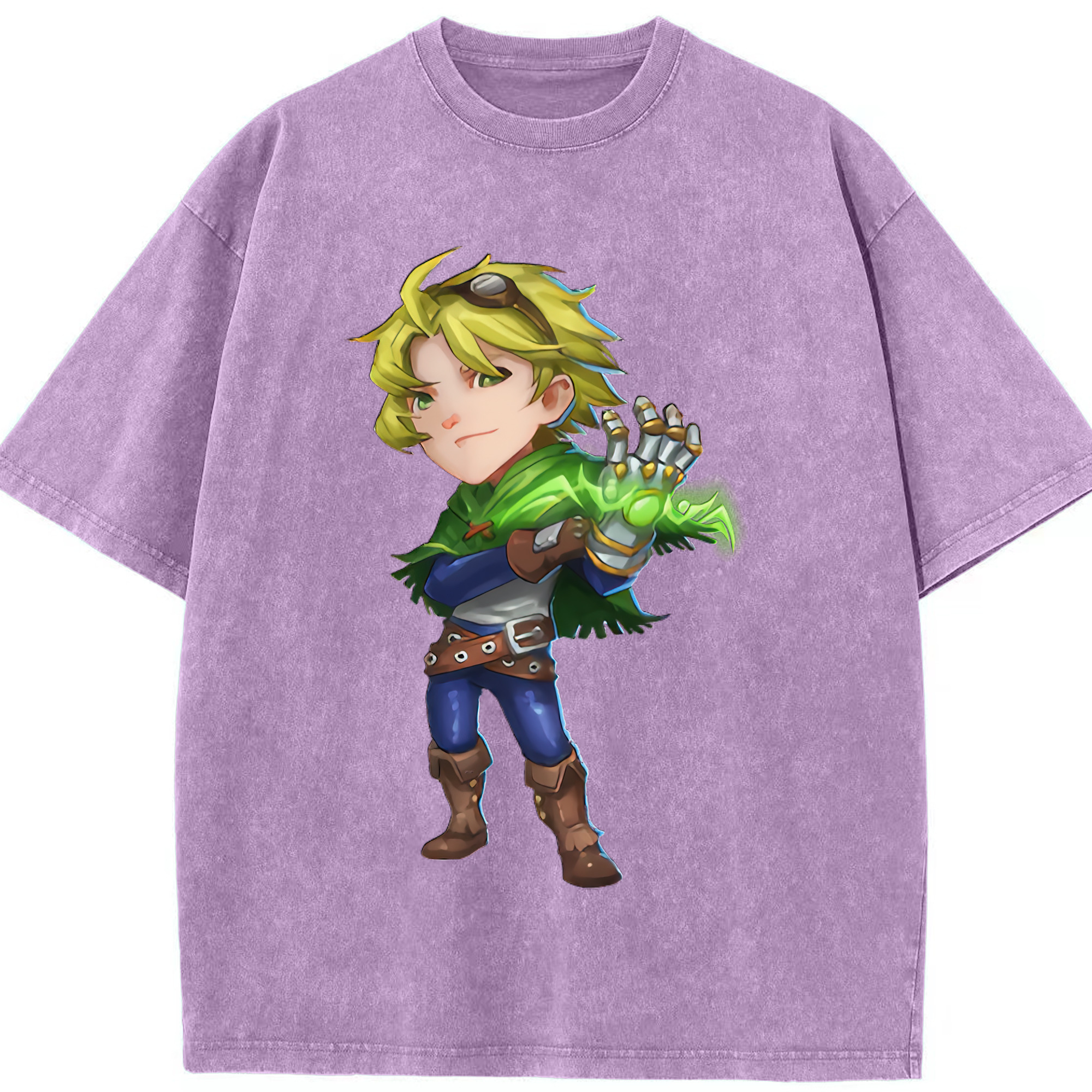 リーグ・オブ・レジェンド League of Legends LOL 綿100% ヴィンテージ風 半袖Tシャツ（フロントプリント）