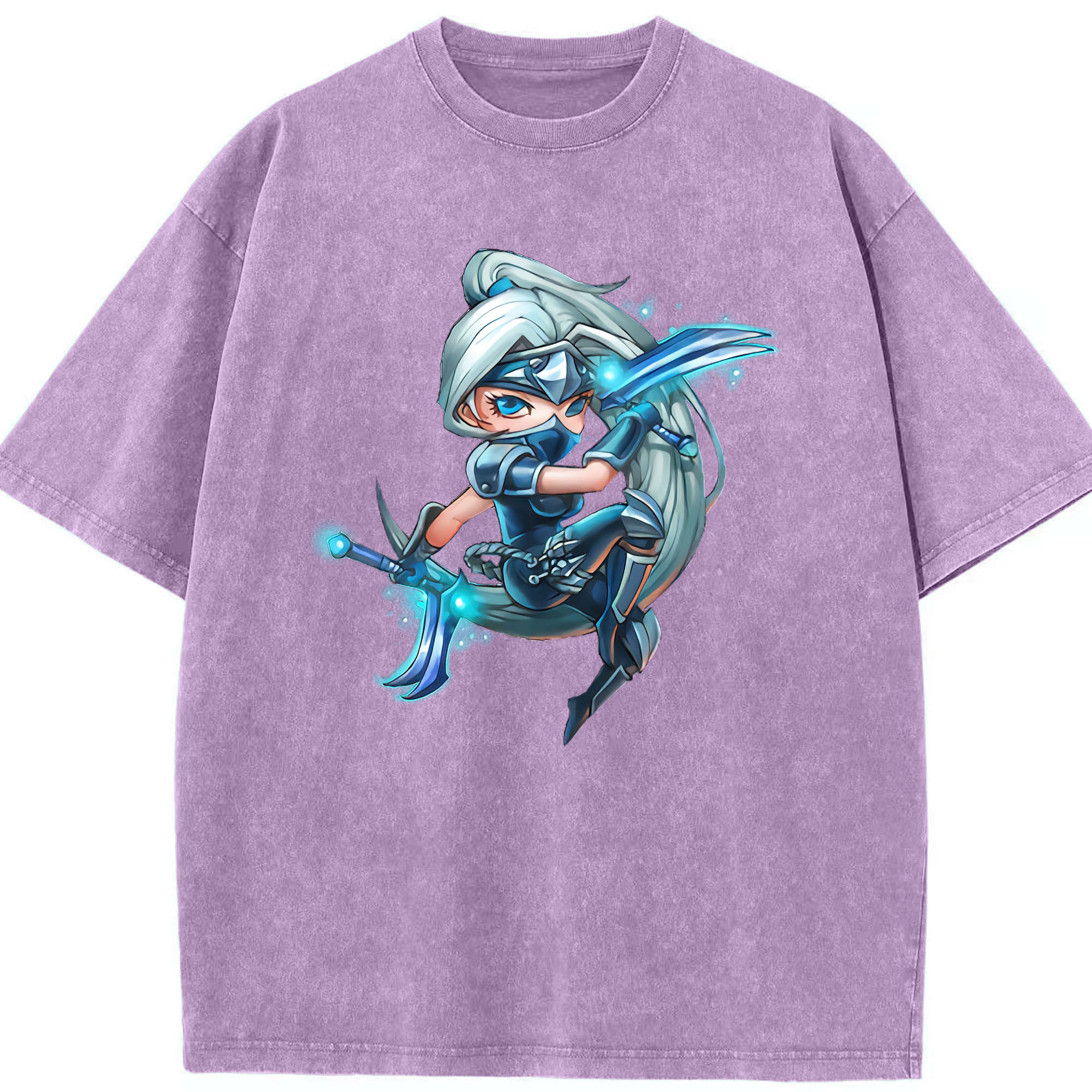 リーグ・オブ・レジェンド League of Legends LOL 綿100% ヴィンテージ風 半袖Tシャツ（フロントプリント）