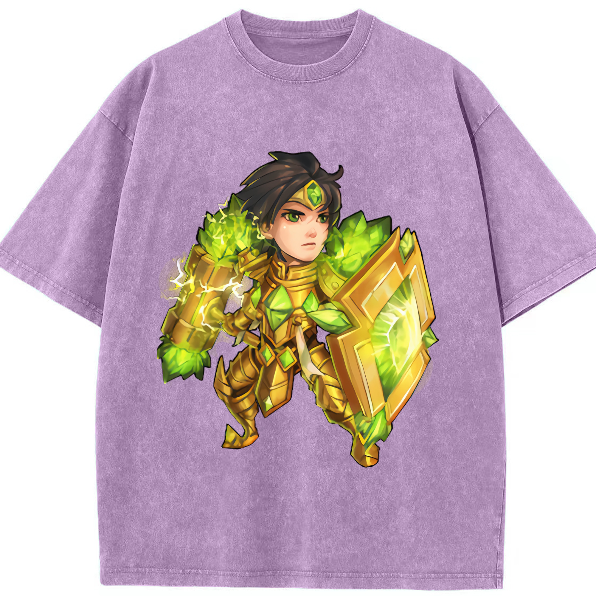 リーグ・オブ・レジェンド League of Legends LOL 綿100% ヴィンテージ風 半袖Tシャツ（フロントプリント）
