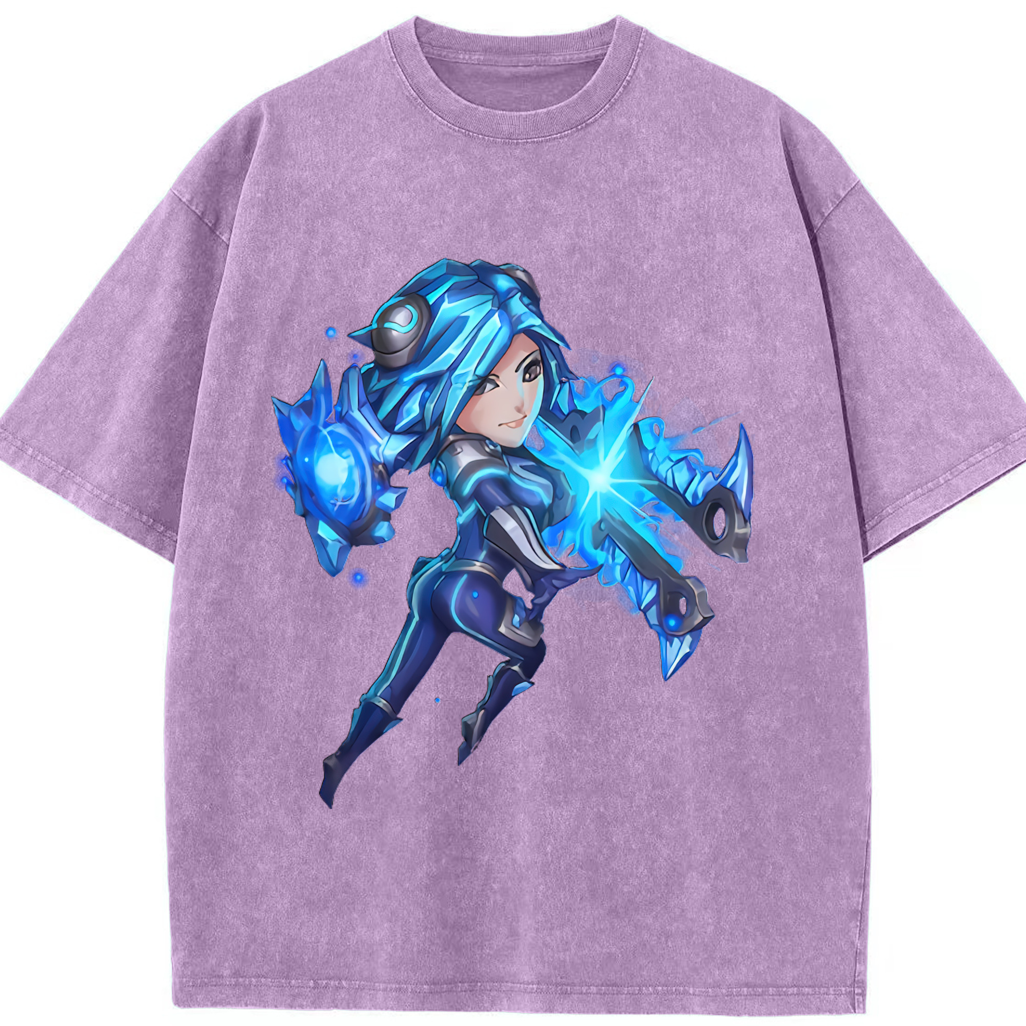 リーグ・オブ・レジェンド League of Legends LOL 綿100% ヴィンテージ風 半袖Tシャツ（フロントプリント）