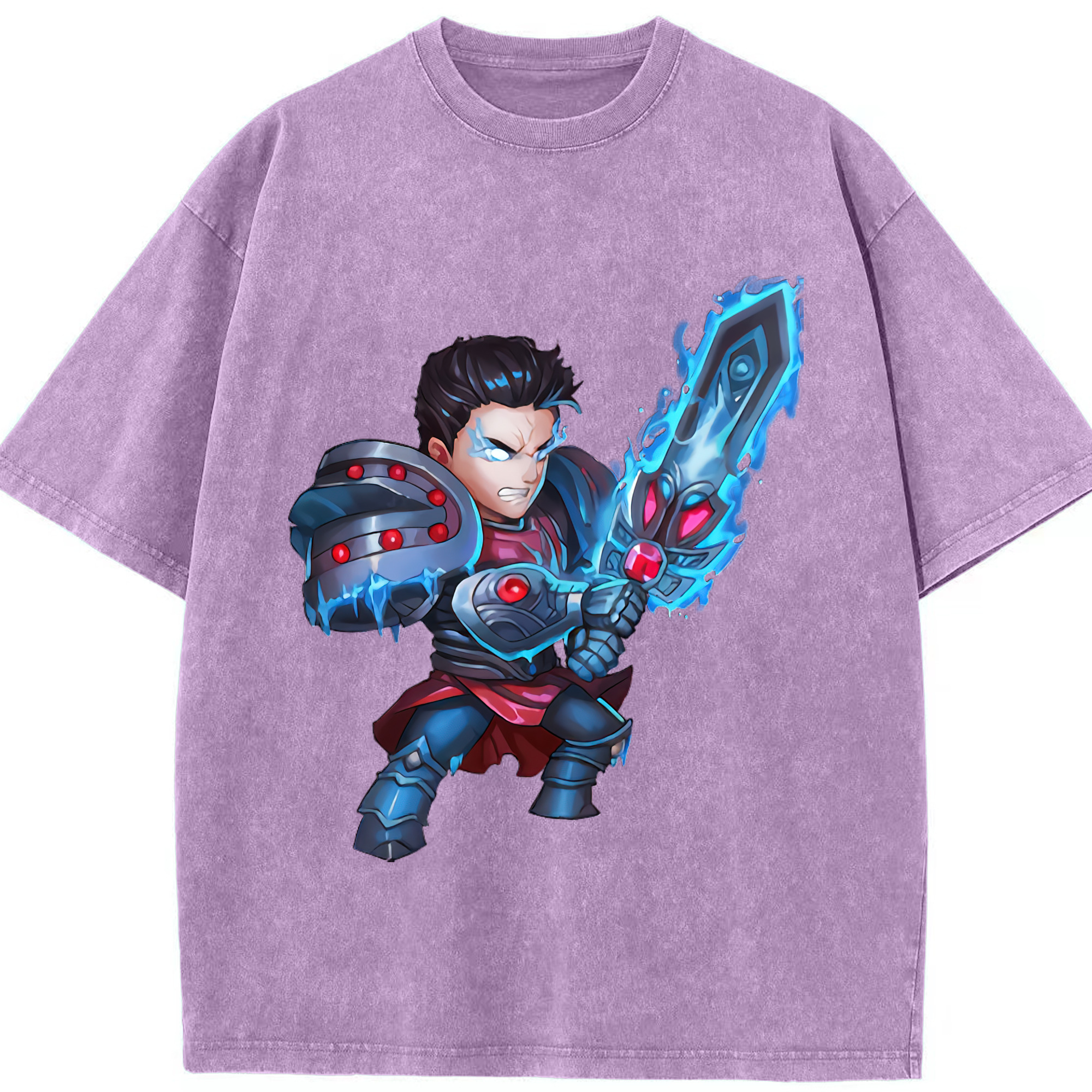 リーグ・オブ・レジェンド League of Legends LOL 綿100% ヴィンテージ風 半袖Tシャツ（フロントプリント）