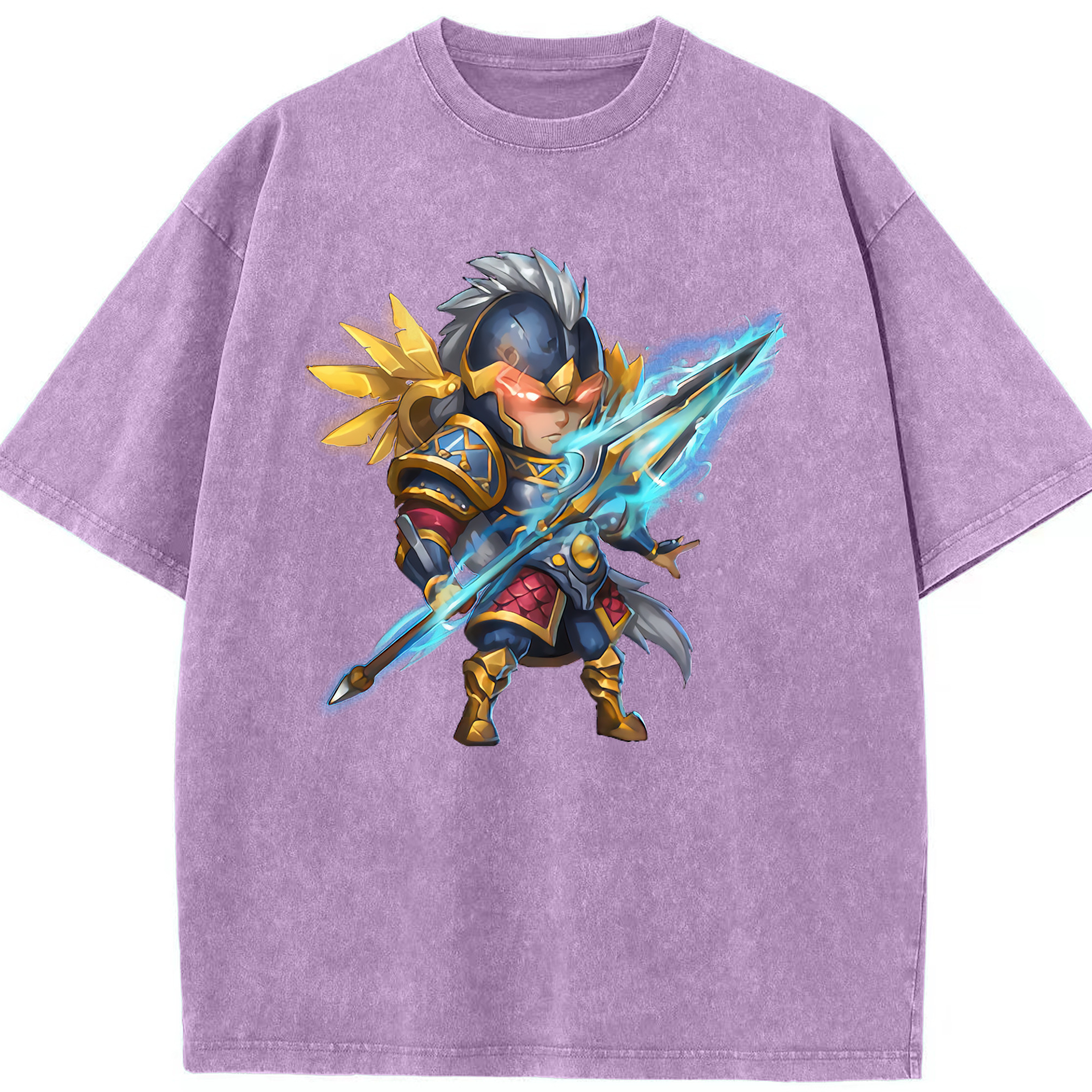 リーグ・オブ・レジェンド League of Legends LOL 綿100% ヴィンテージ風 半袖Tシャツ（フロントプリント）