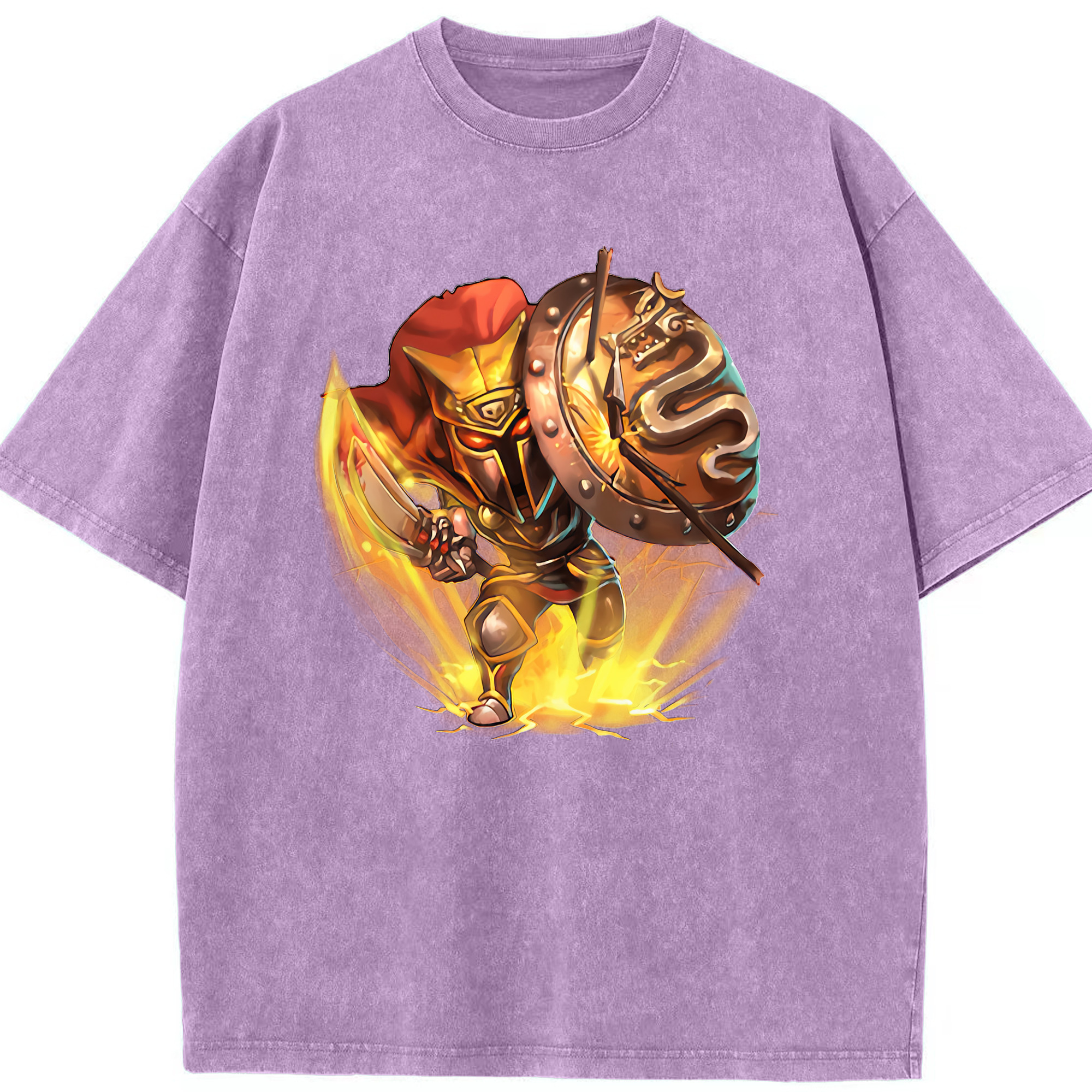 リーグ・オブ・レジェンド League of Legends LOL 綿100% ヴィンテージ風 半袖Tシャツ（フロントプリント）