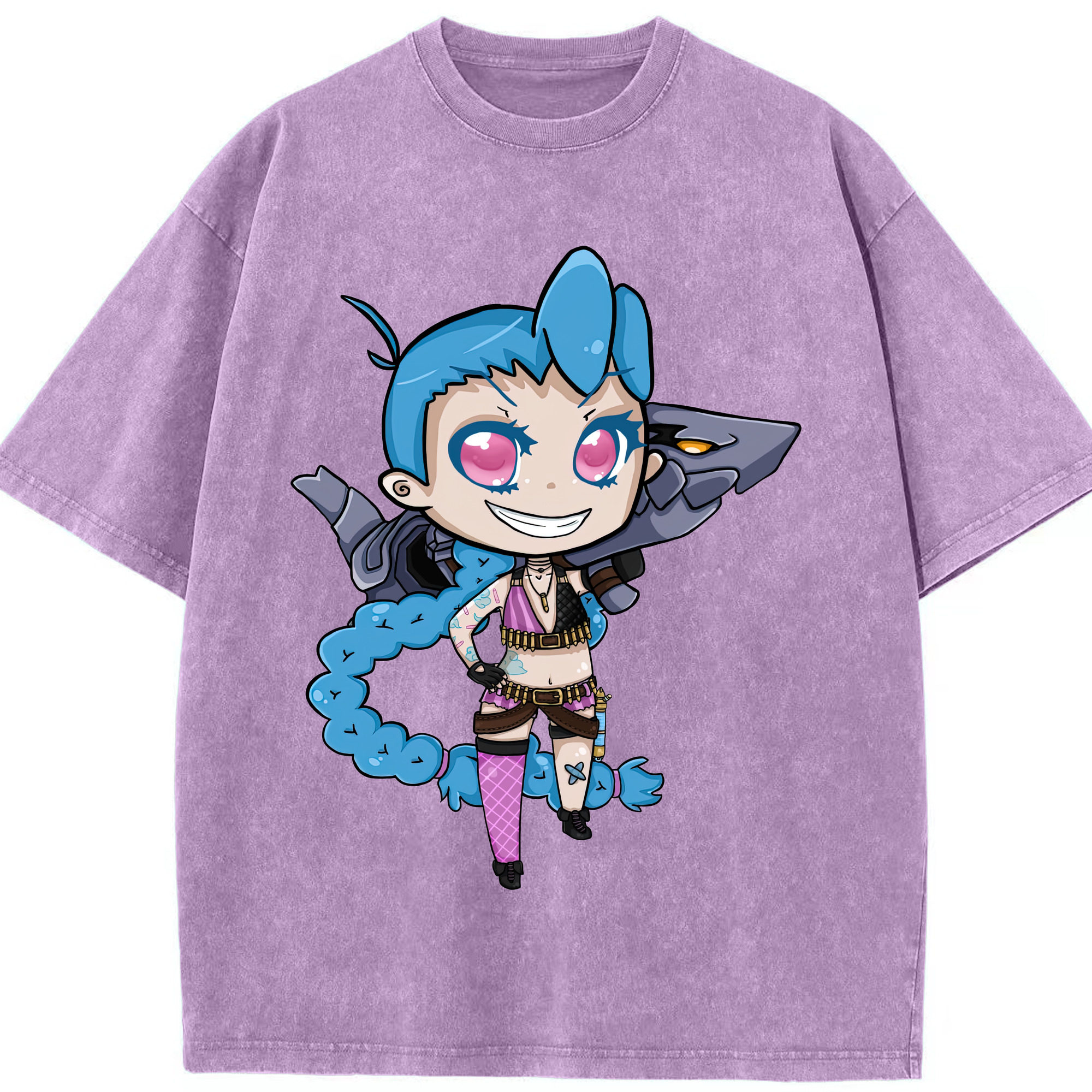 リーグ・オブ・レジェンド League of Legends LOL 綿100% ヴィンテージ風 半袖Tシャツ（フロントプリント）
