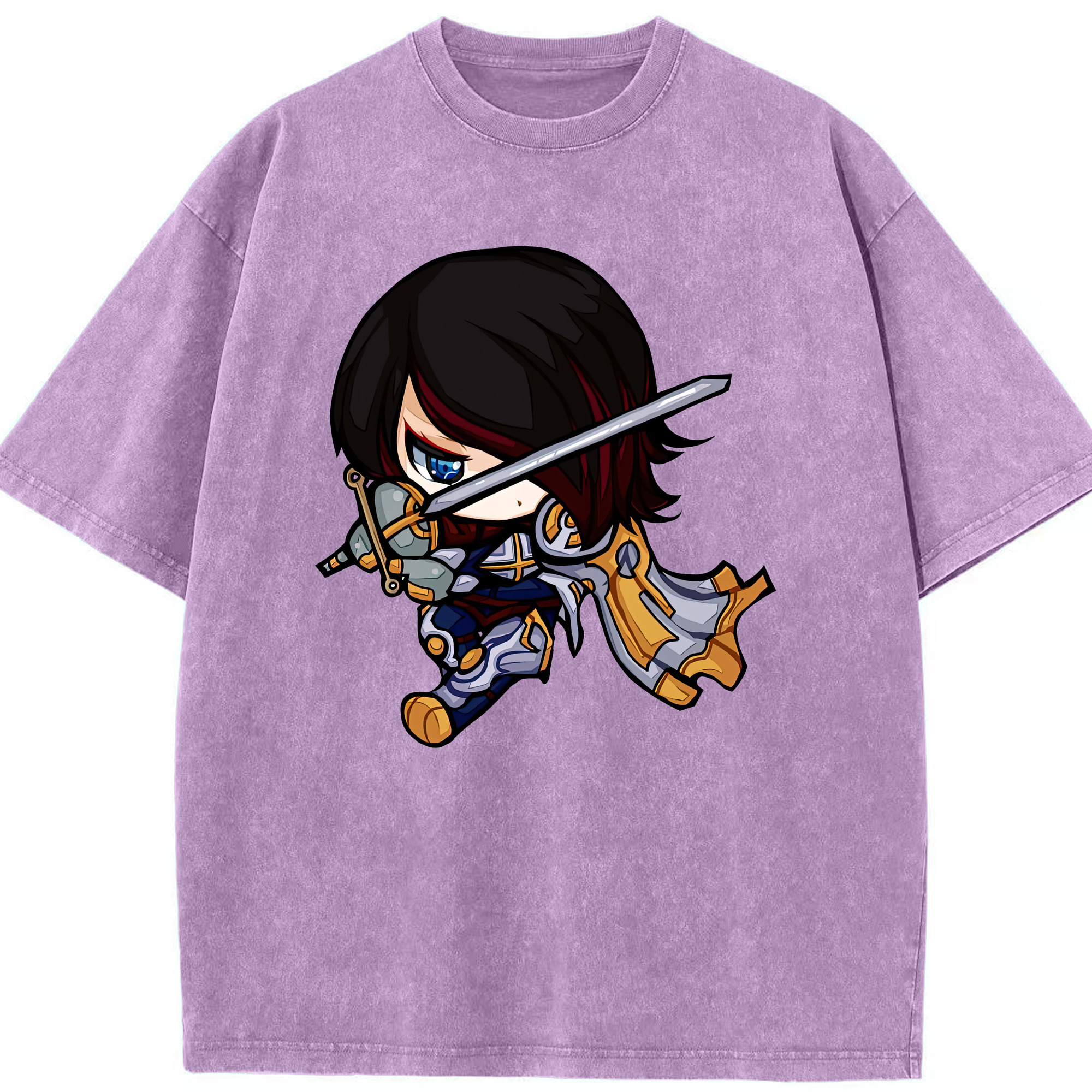リーグ・オブ・レジェンド League of Legends LOL 綿100% ヴィンテージ風 半袖Tシャツ（フロントプリント）