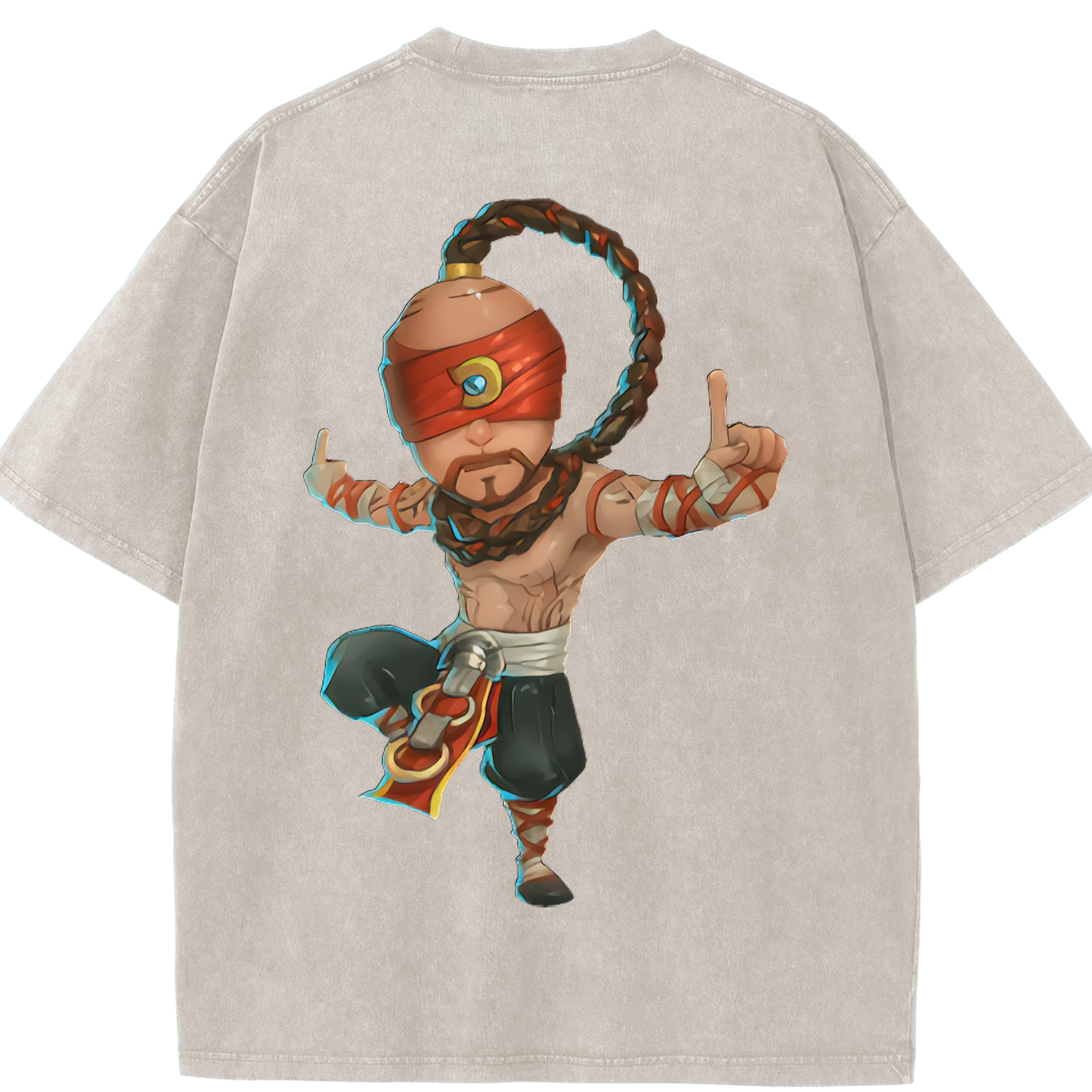 リーグ・オブ・レジェンド League of Legends LOL 綿100% ヴィンテージ風 半袖Tシャツ（背面プリント）