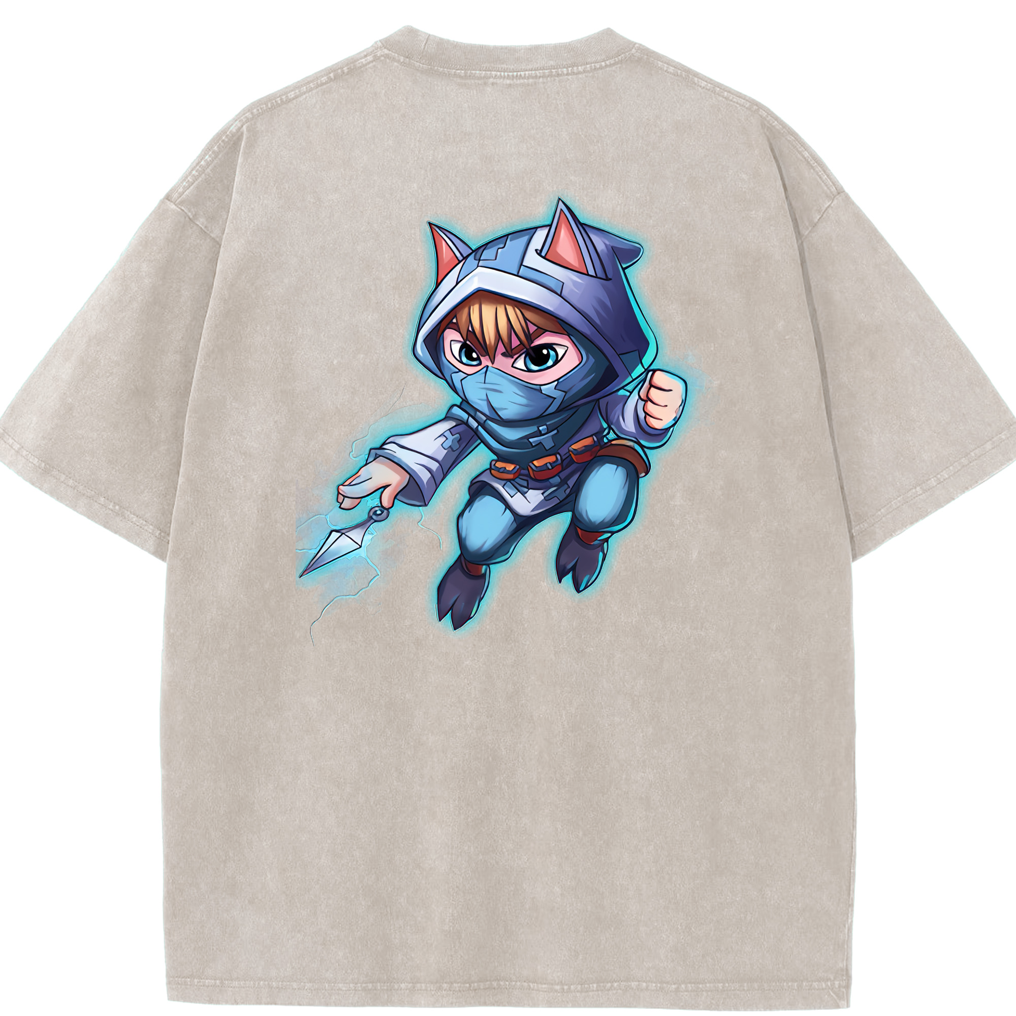 リーグ・オブ・レジェンド League of Legends LOL 綿100% ヴィンテージ風 半袖Tシャツ（背面プリント）