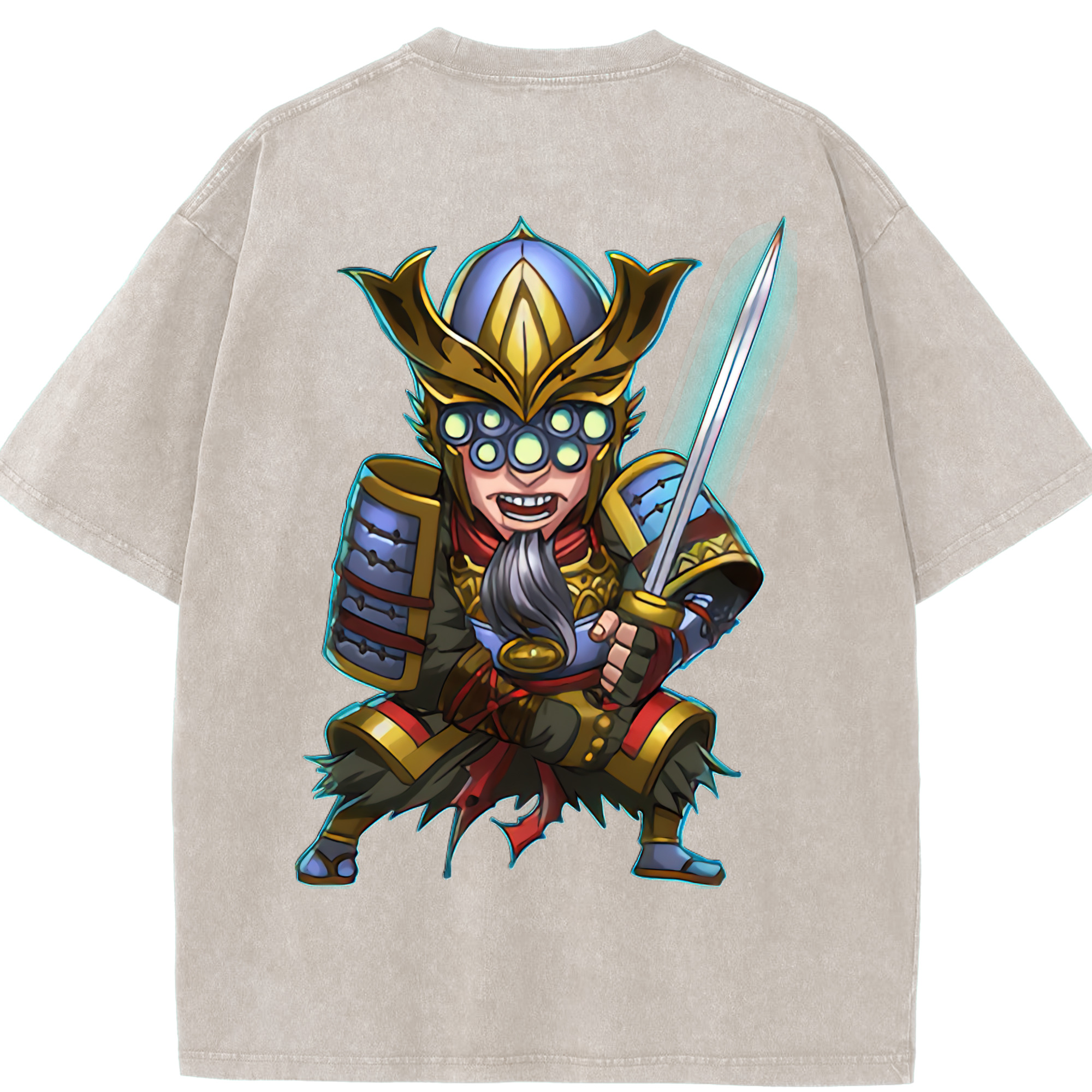 リーグ・オブ・レジェンド League of Legends LOL 綿100% ヴィンテージ風 半袖Tシャツ（背面プリント）