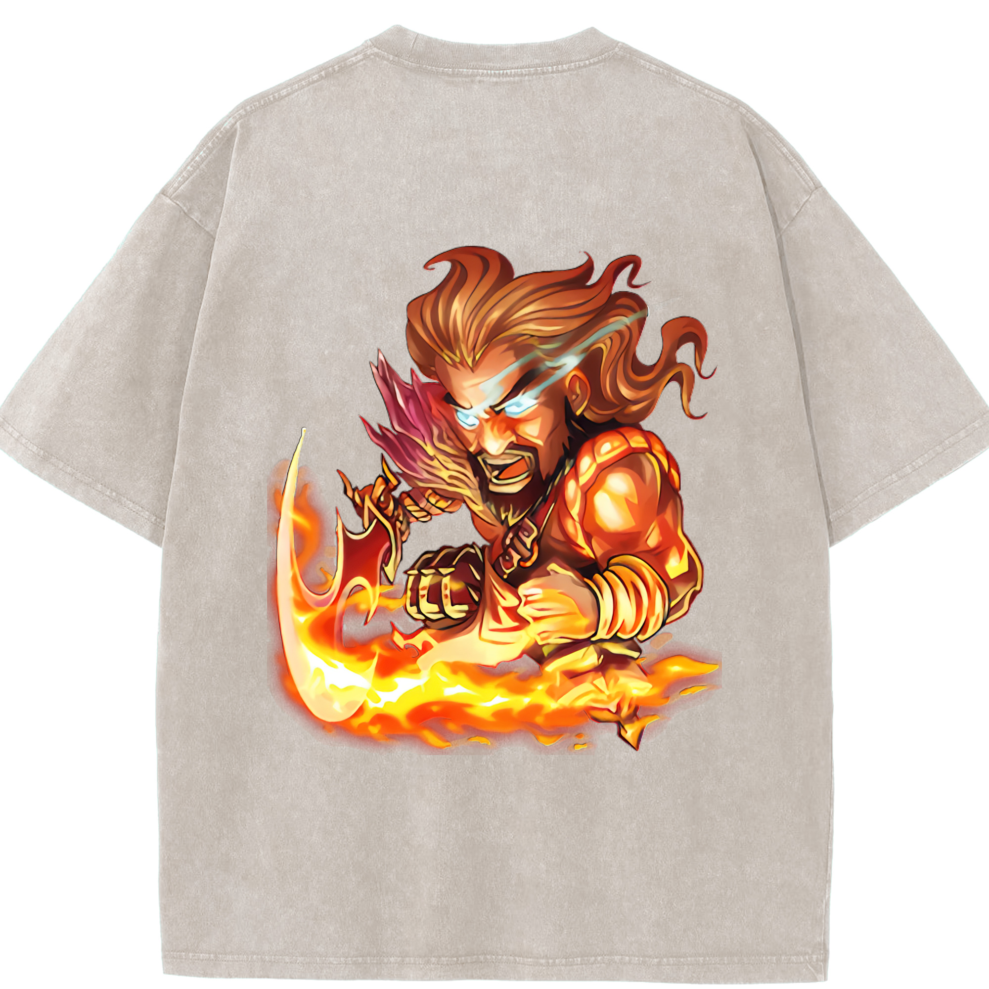 リーグ・オブ・レジェンド League of Legends LOL 綿100% ヴィンテージ風 半袖Tシャツ（背面プリント）