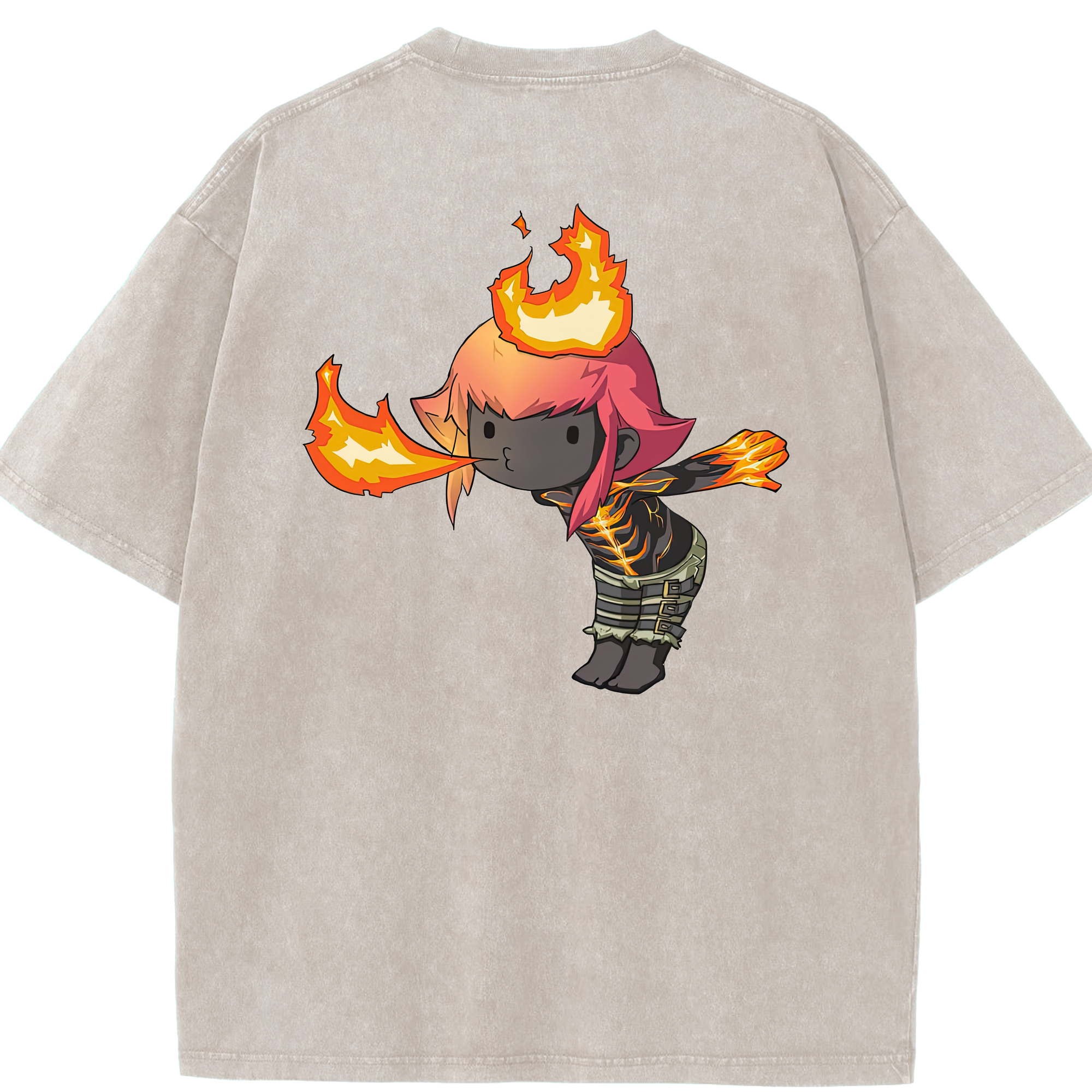 リーグ・オブ・レジェンド League of Legends LOL 綿100% ヴィンテージ風 半袖Tシャツ（背面プリント）