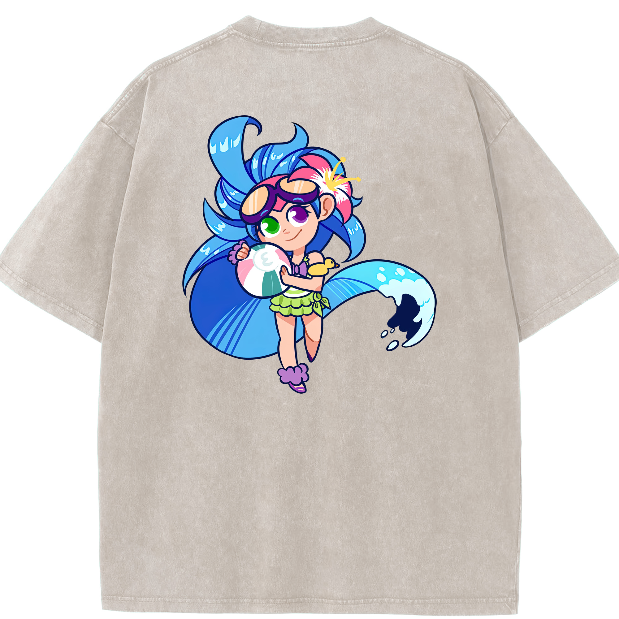 リーグ・オブ・レジェンド League of Legends LOL 綿100% ヴィンテージ風 半袖Tシャツ（背面プリント）