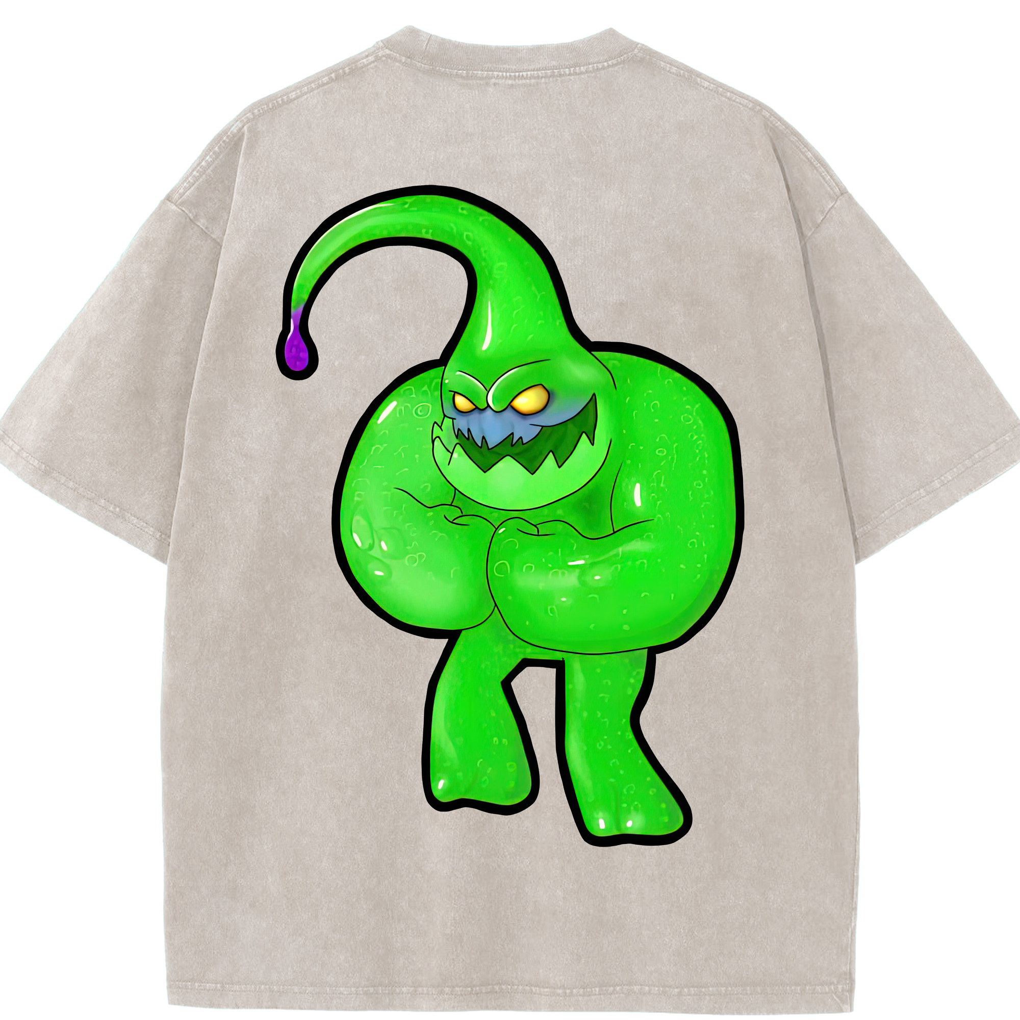 リーグ・オブ・レジェンド League of Legends LOL 綿100% ヴィンテージ風 半袖Tシャツ（背面プリント）