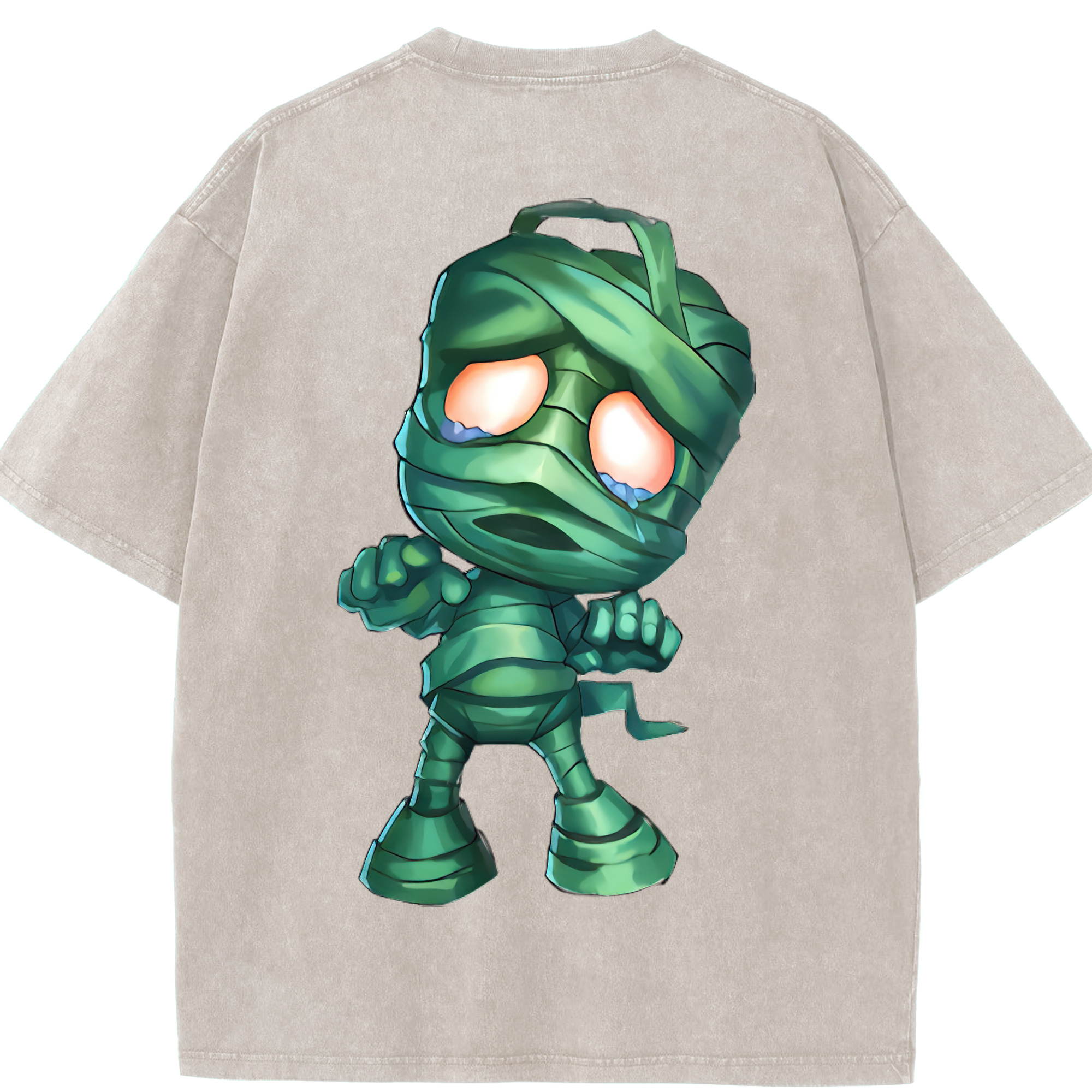 リーグ・オブ・レジェンド League of Legends LOL 綿100% ヴィンテージ風 半袖Tシャツ（背面プリント）