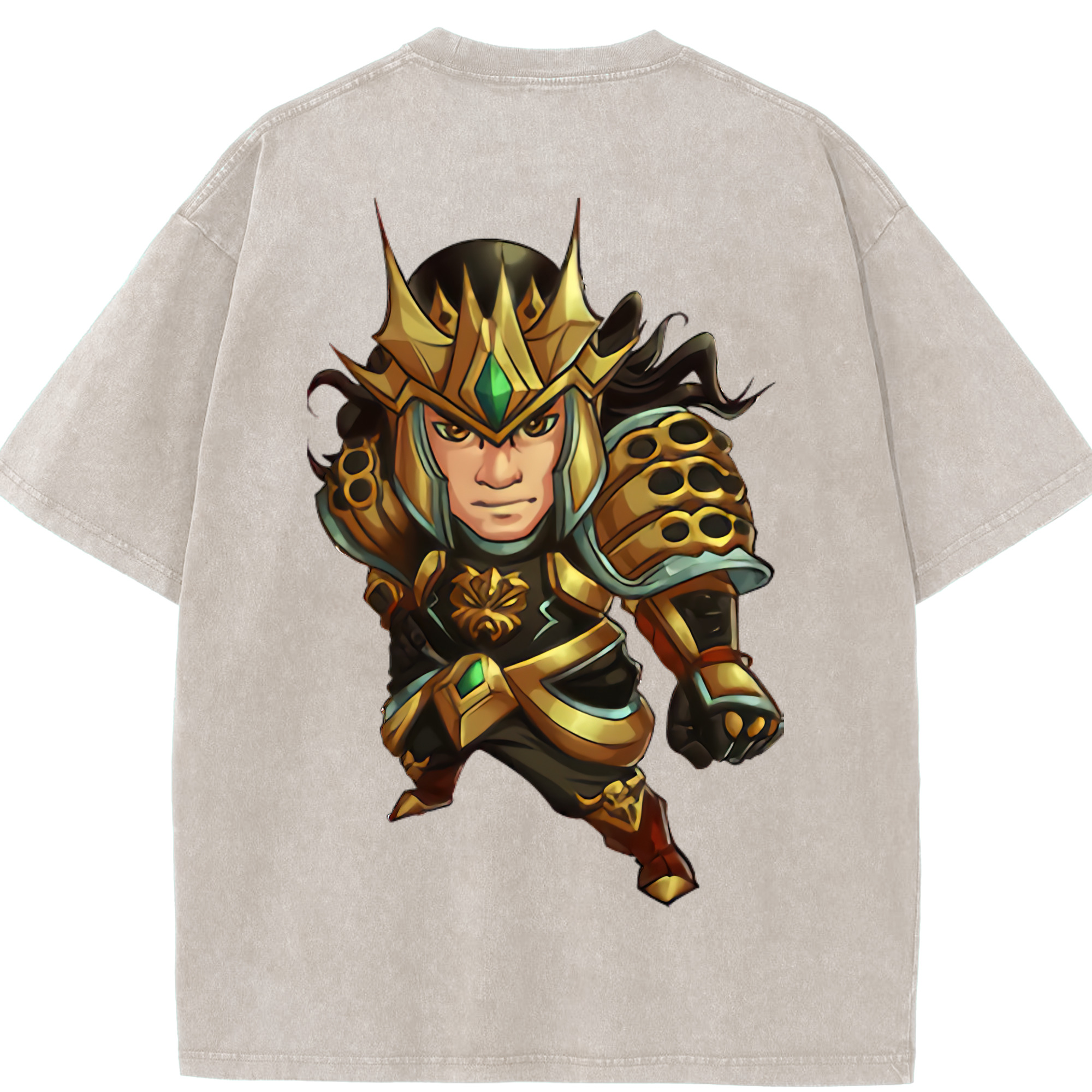 リーグ・オブ・レジェンド League of Legends LOL 綿100% ヴィンテージ風 半袖Tシャツ（背面プリント）