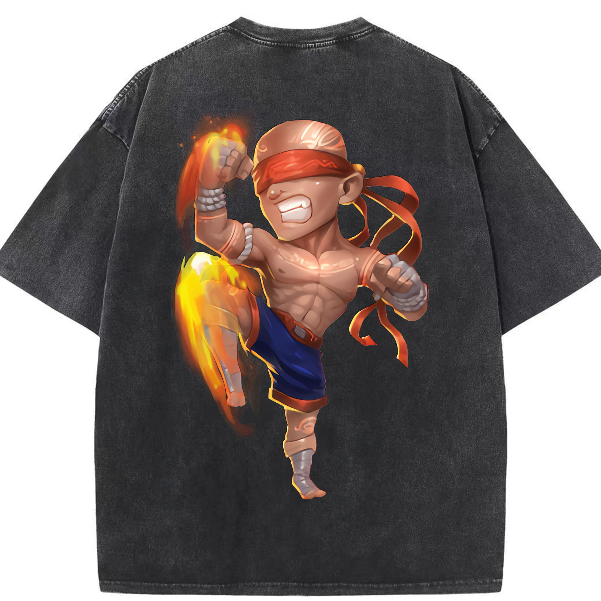 リーグ・オブ・レジェンド League of Legends LOL 綿100% ヴィンテージ風 半袖Tシャツ（背面プリント）