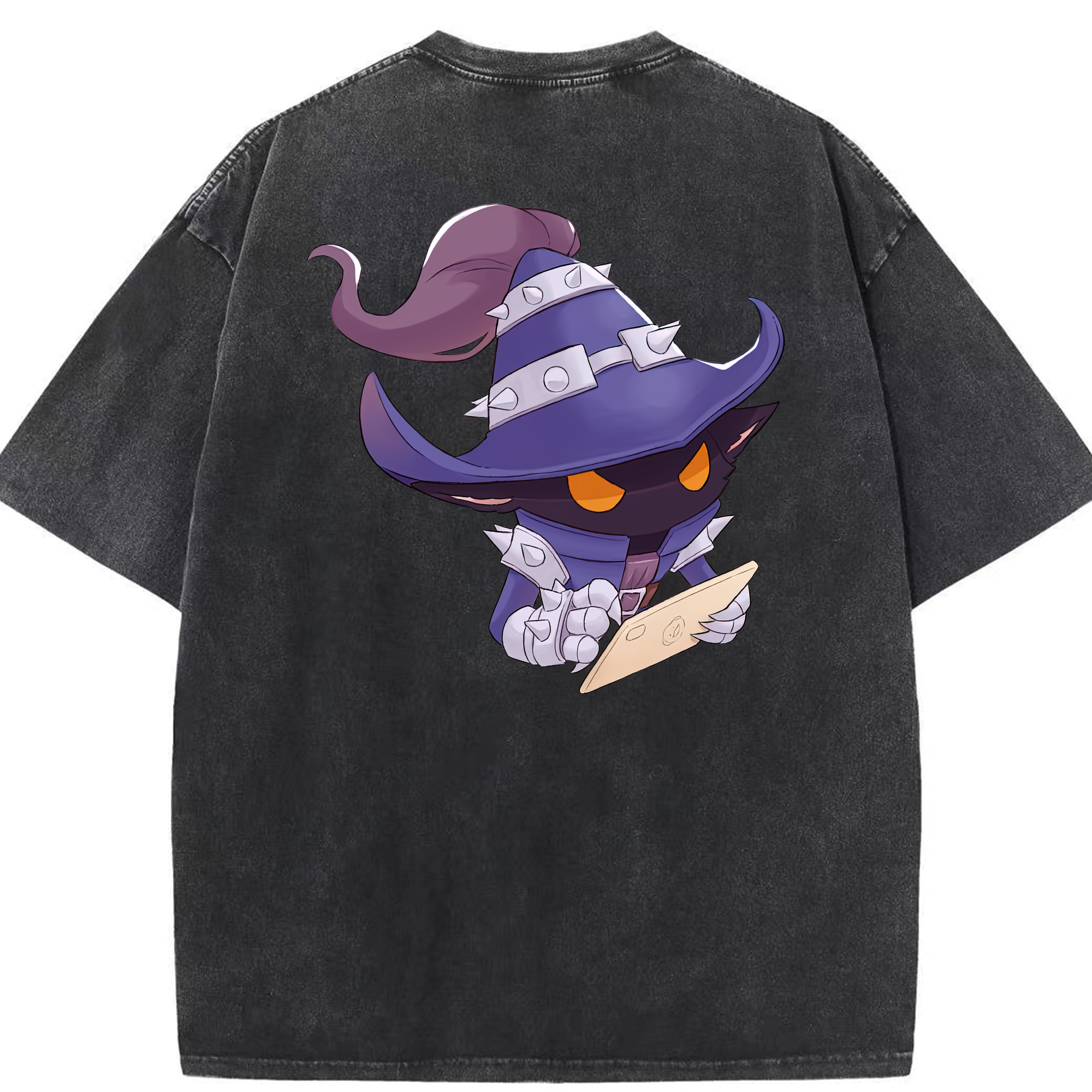 リーグ・オブ・レジェンド League of Legends LOL 綿100% ヴィンテージ風 半袖Tシャツ（背面プリント）