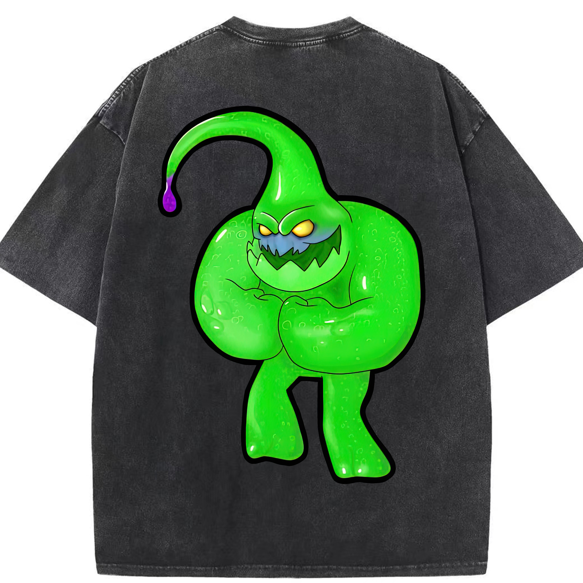 リーグ・オブ・レジェンド League of Legends LOL 綿100% ヴィンテージ風 半袖Tシャツ（背面プリント）