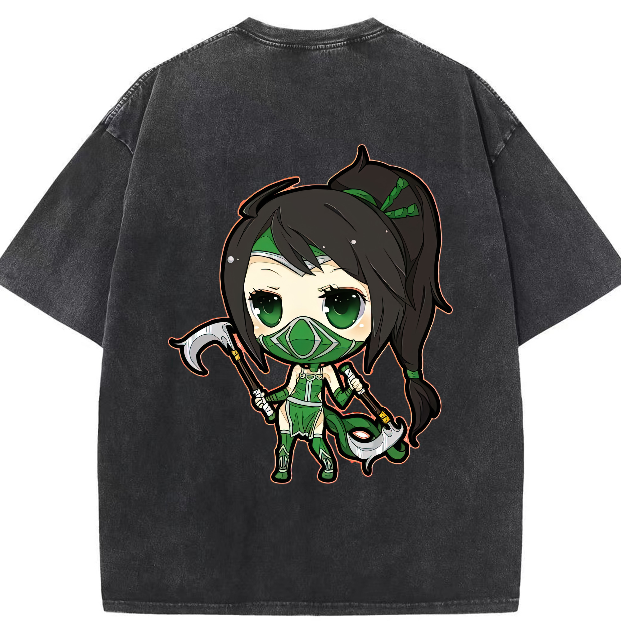 リーグ・オブ・レジェンド League of Legends LOL 綿100% ヴィンテージ風 半袖Tシャツ（背面プリント）