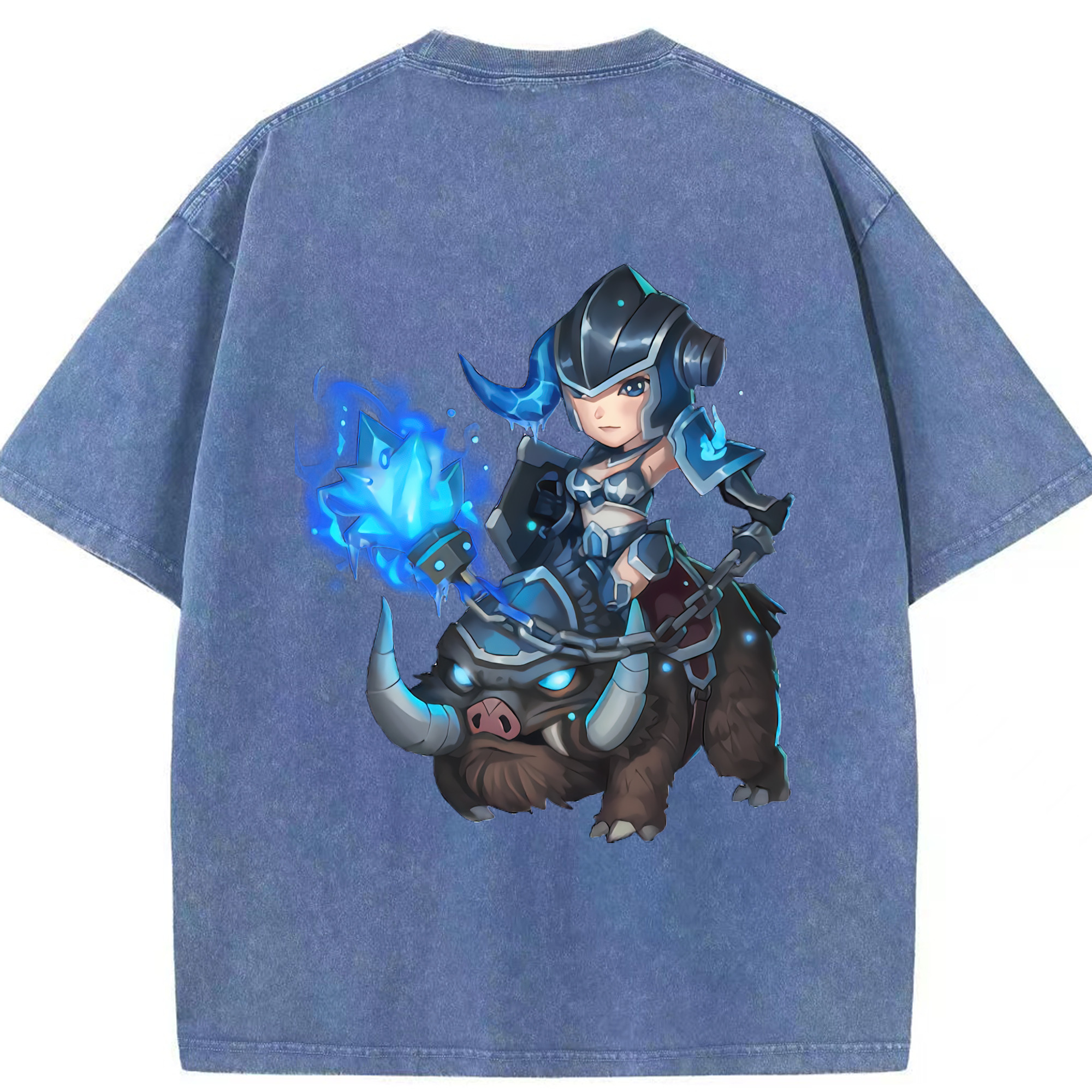 リーグ・オブ・レジェンド League of Legends LOL 綿100% ヴィンテージ風 半袖Tシャツ（背面プリント）
