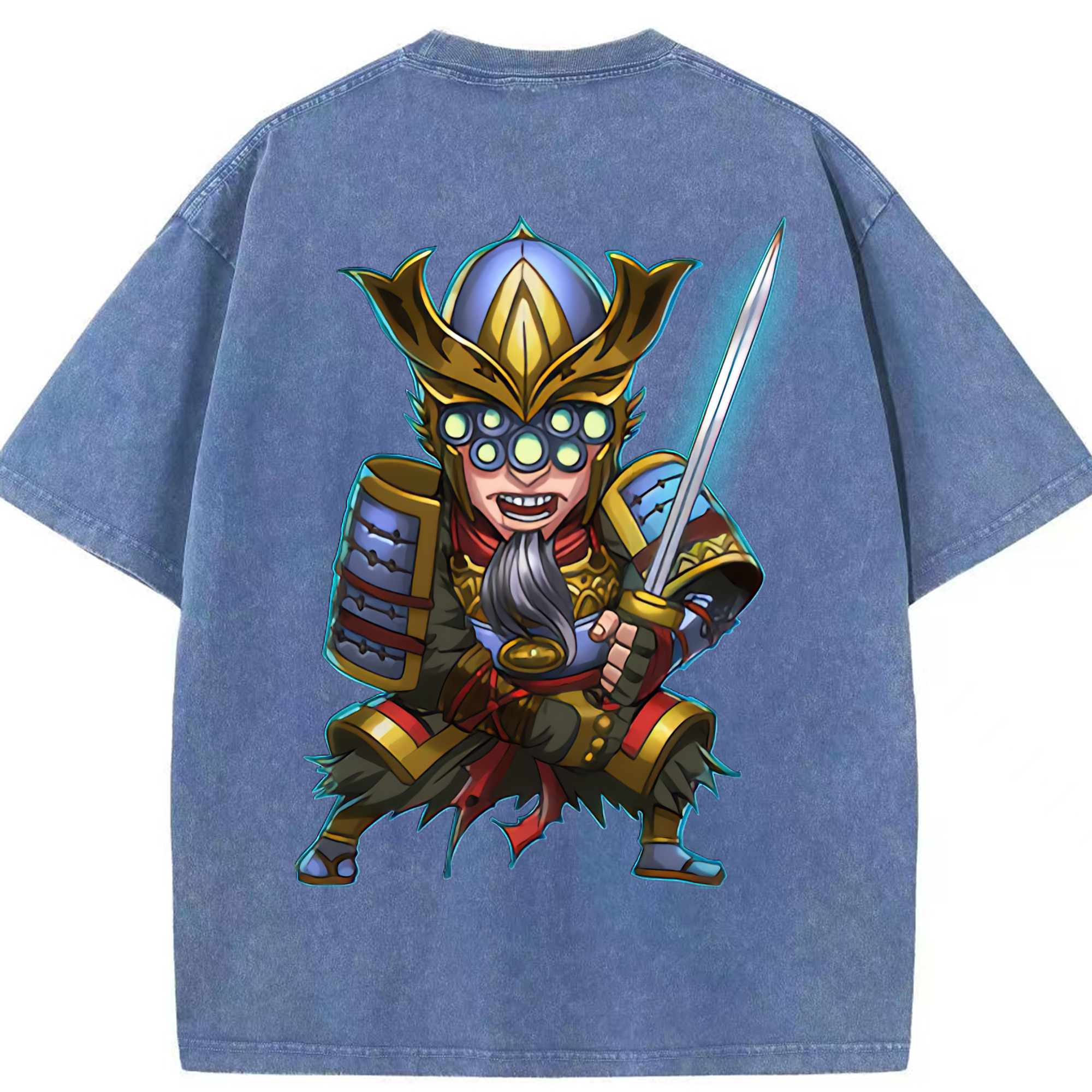 リーグ・オブ・レジェンド League of Legends LOL 綿100% ヴィンテージ風 半袖Tシャツ（背面プリント）