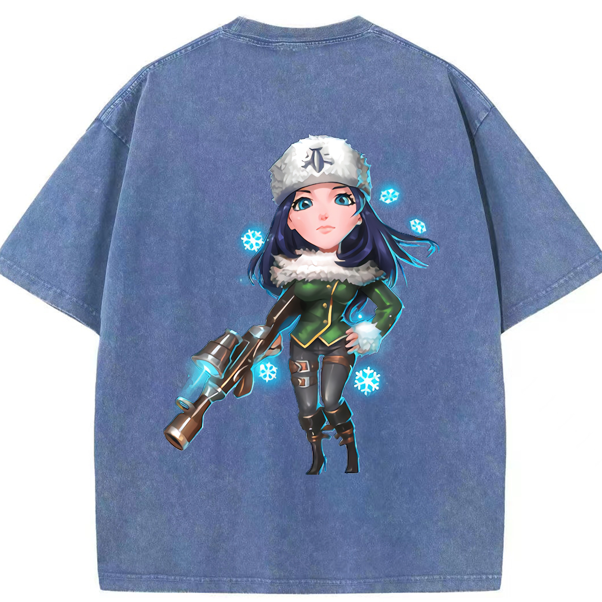 リーグ・オブ・レジェンド League of Legends LOL 綿100% ヴィンテージ風 半袖Tシャツ（背面プリント）