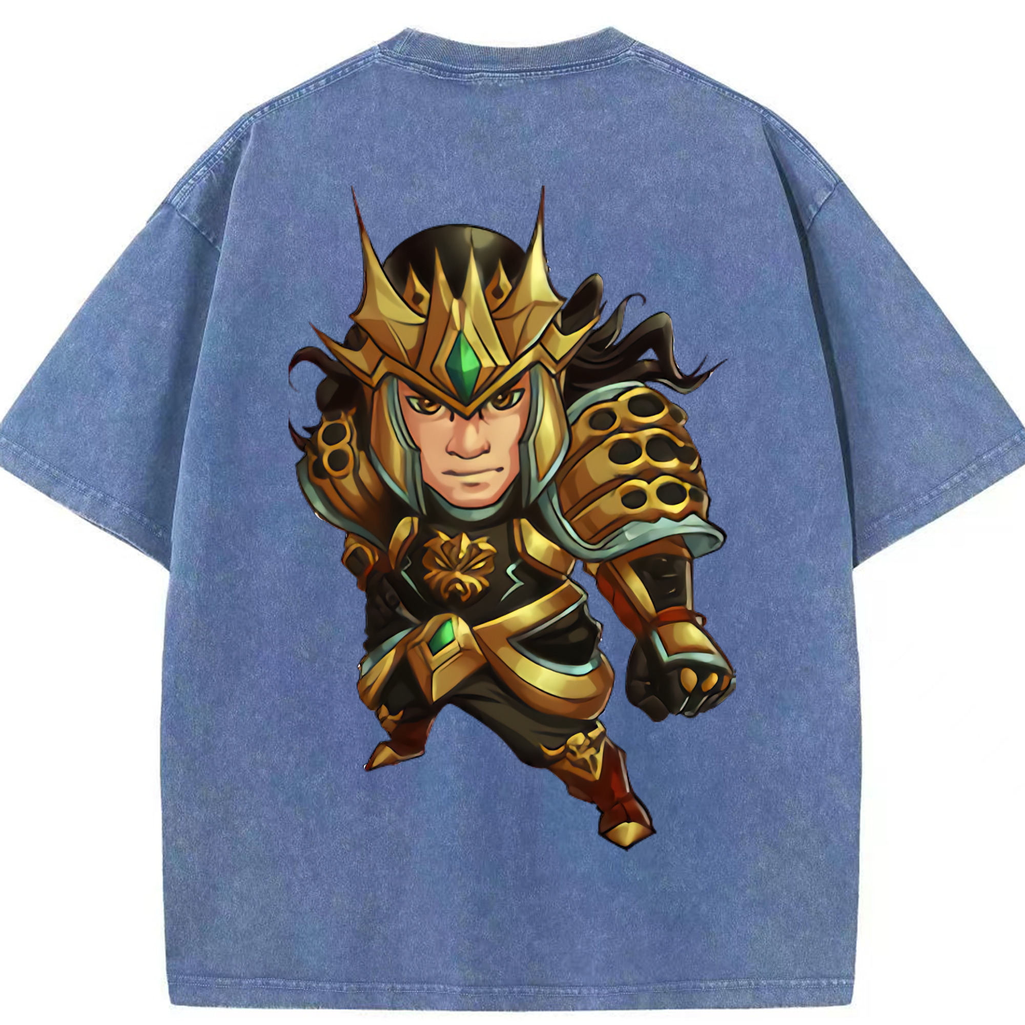 リーグ・オブ・レジェンド League of Legends LOL 綿100% ヴィンテージ風 半袖Tシャツ（背面プリント）