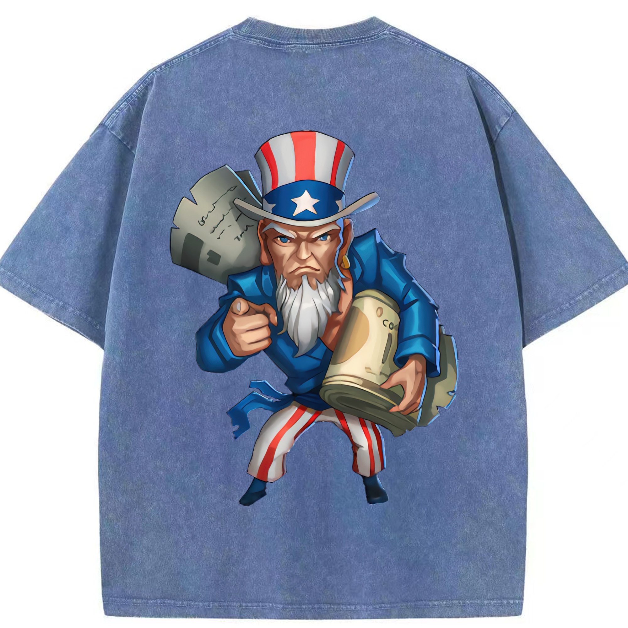 リーグ・オブ・レジェンド League of Legends LOL 綿100% ヴィンテージ風 半袖Tシャツ（背面プリント）