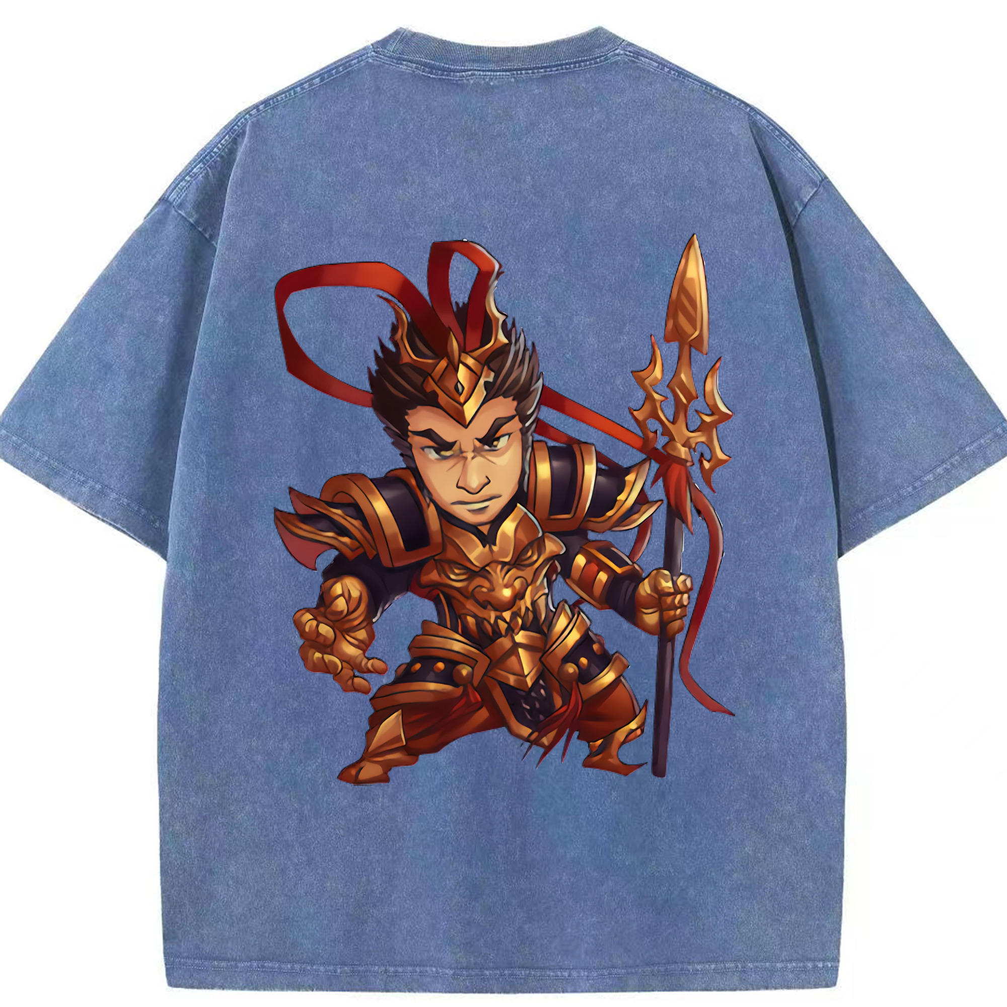 リーグ・オブ・レジェンド League of Legends LOL 綿100% ヴィンテージ風 半袖Tシャツ（背面プリント）