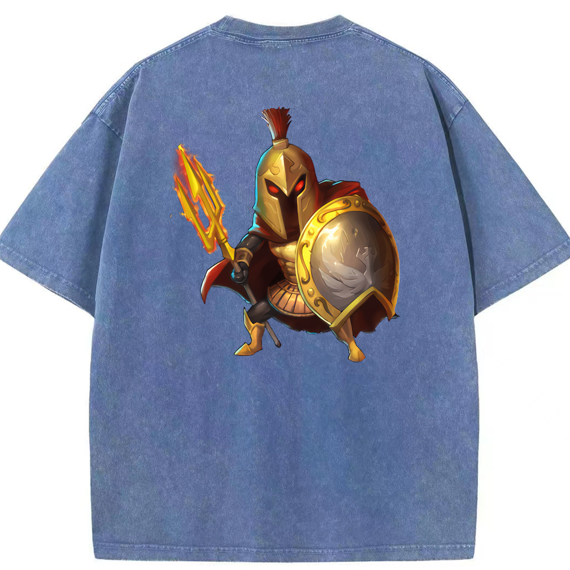 リーグ・オブ・レジェンド League of Legends LOL 綿100% ヴィンテージ風 半袖Tシャツ（背面プリント）