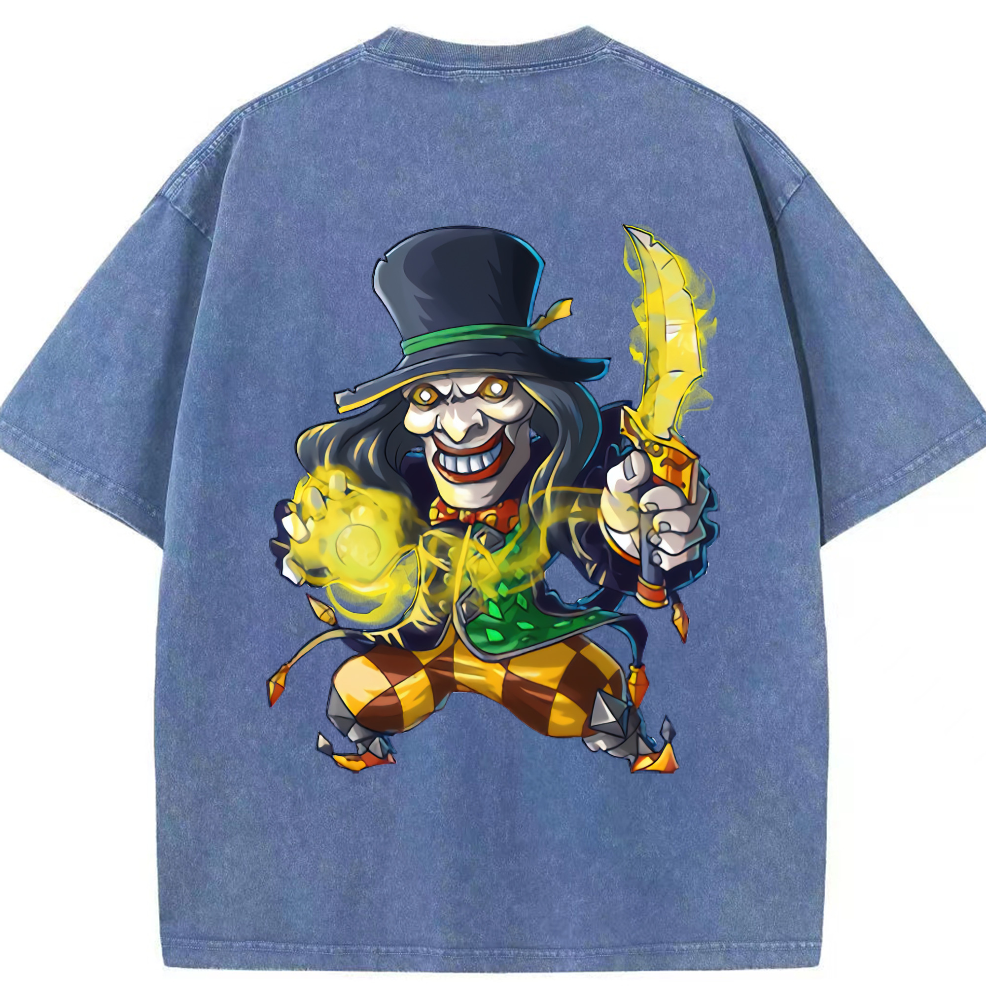 リーグ・オブ・レジェンド League of Legends LOL 綿100% ヴィンテージ風 半袖Tシャツ（背面プリント）
