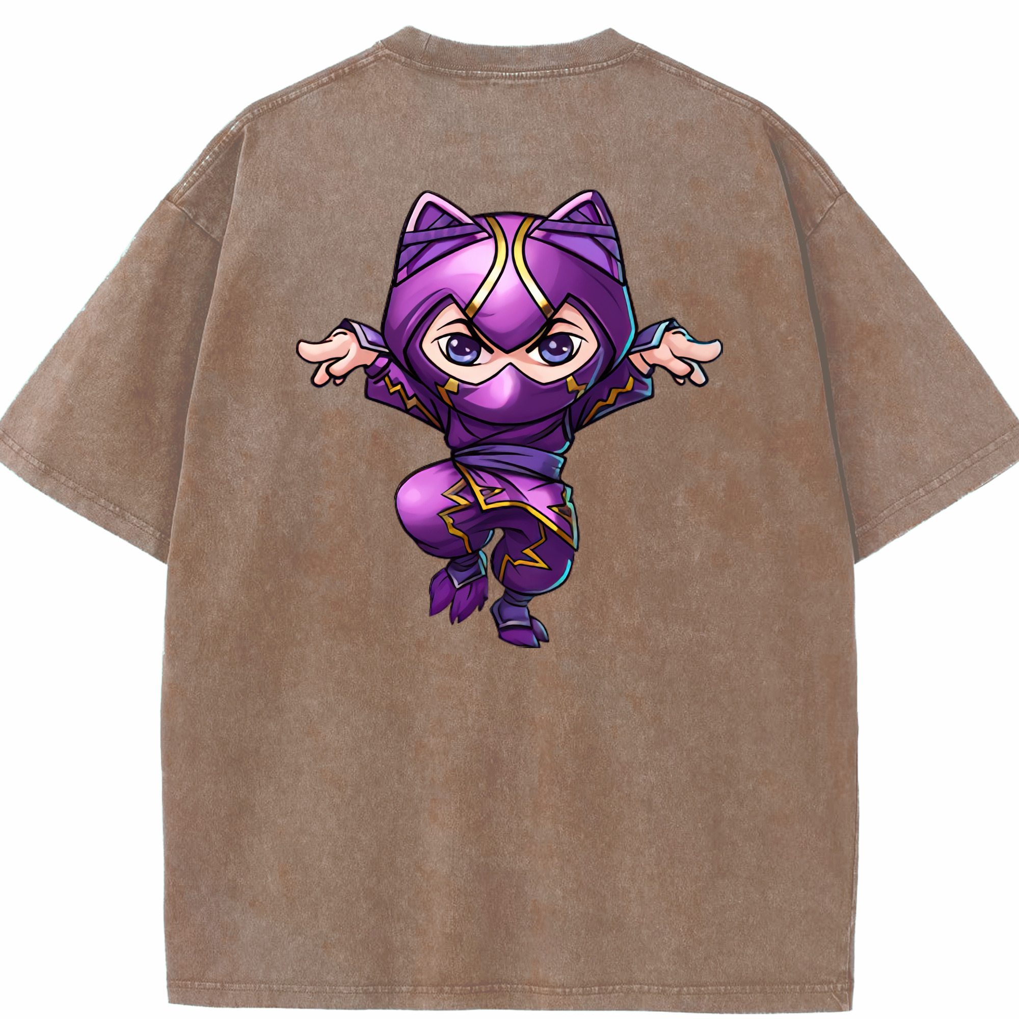 リーグ・オブ・レジェンド League of Legends LOL 綿100% ヴィンテージ風 半袖Tシャツ（背面プリント）