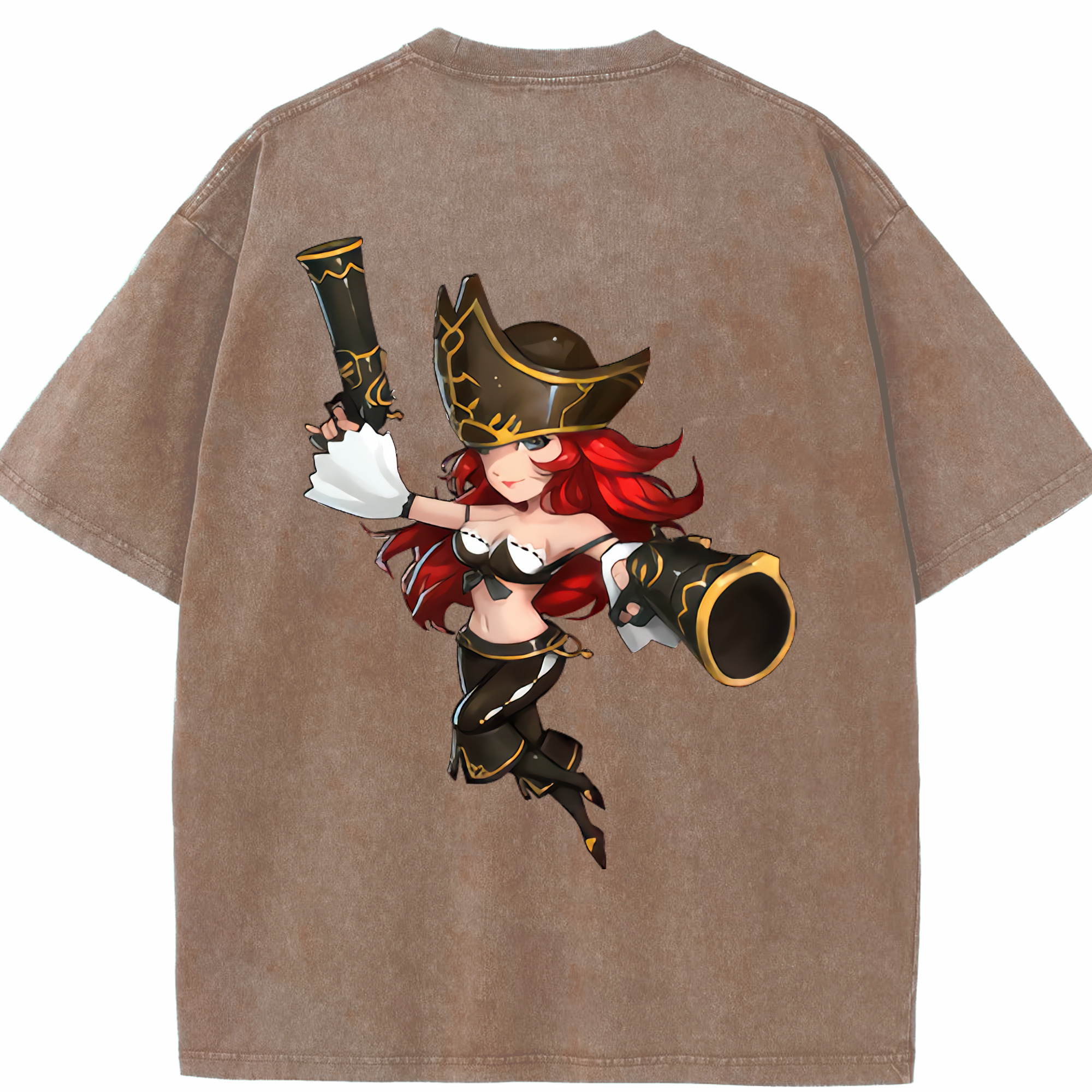 リーグ・オブ・レジェンド League of Legends LOL 綿100% ヴィンテージ風 半袖Tシャツ（背面プリント）
