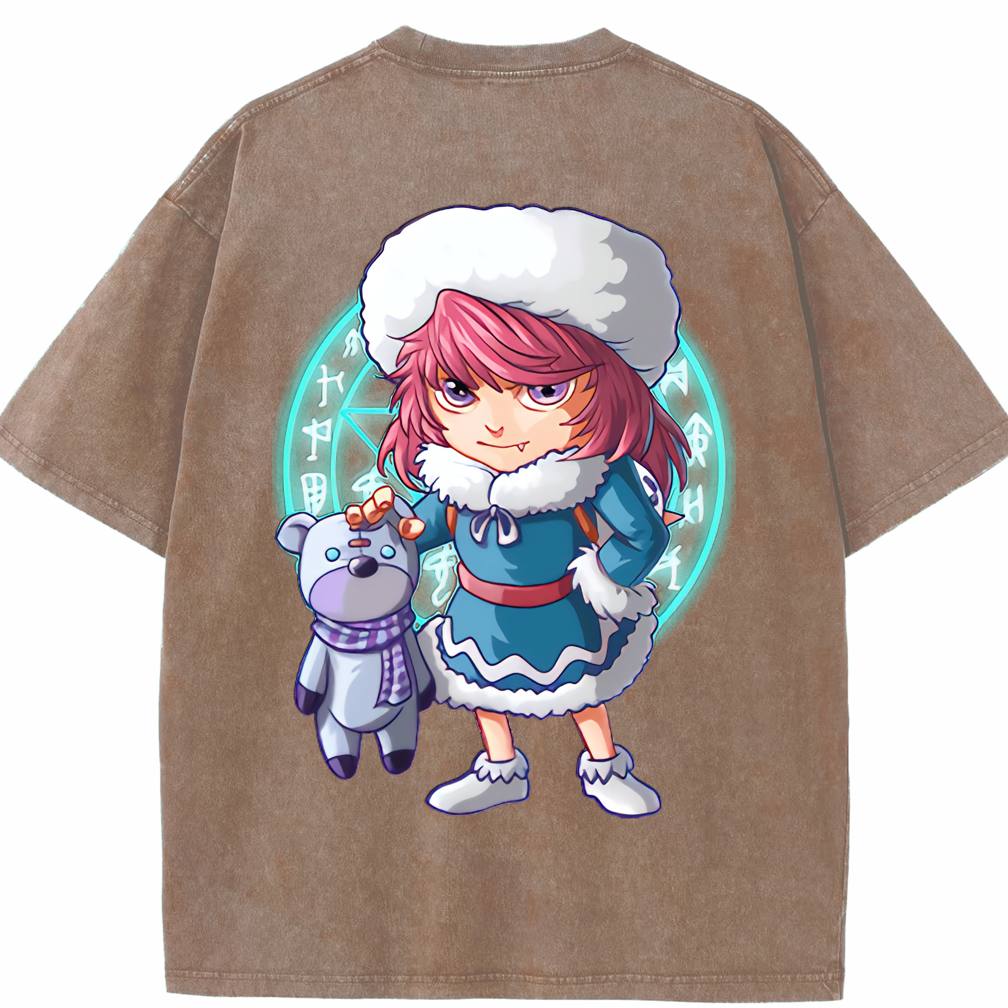 リーグ・オブ・レジェンド League of Legends LOL 綿100% ヴィンテージ風 半袖Tシャツ（背面プリント）