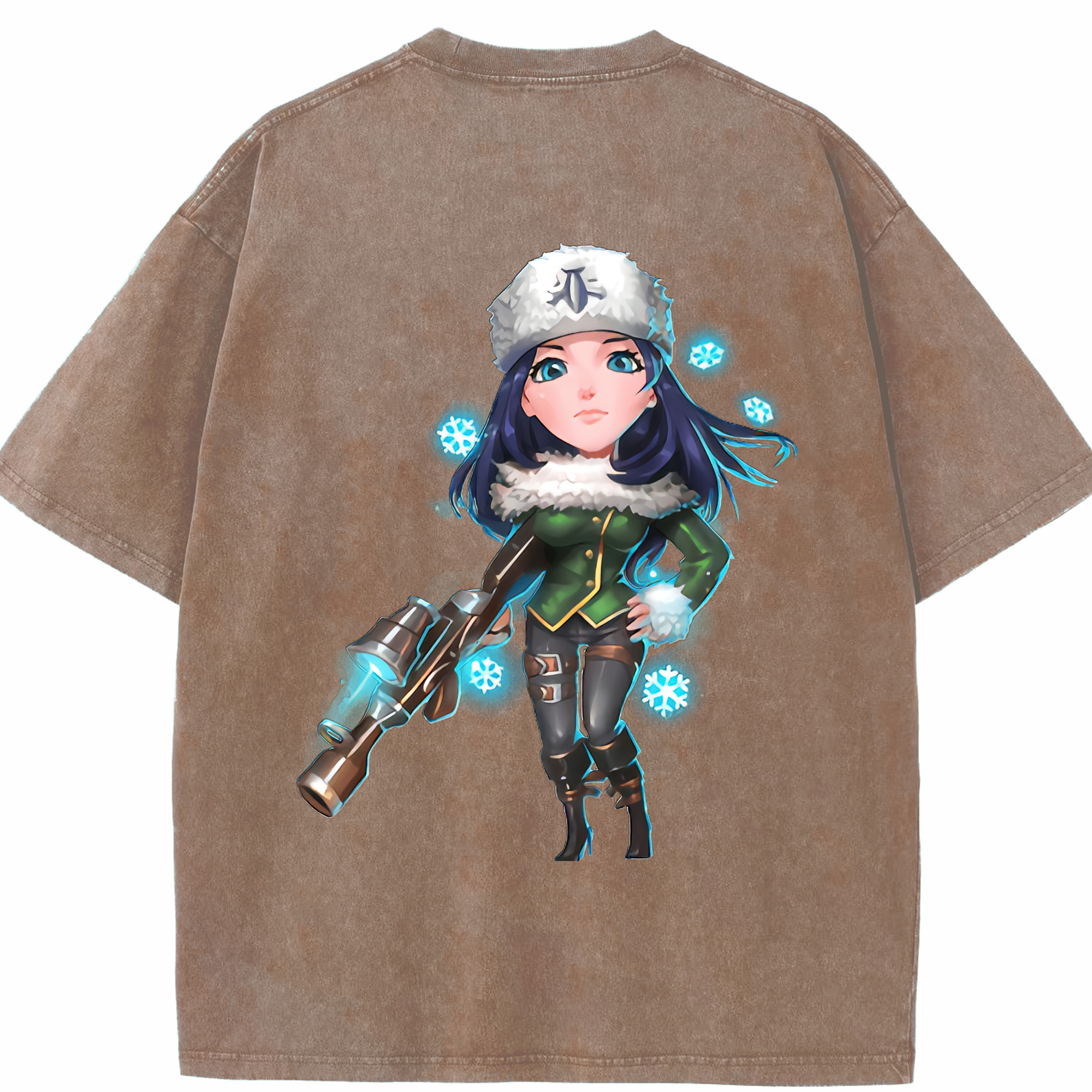 リーグ・オブ・レジェンド League of Legends LOL 綿100% ヴィンテージ風 半袖Tシャツ（背面プリント）
