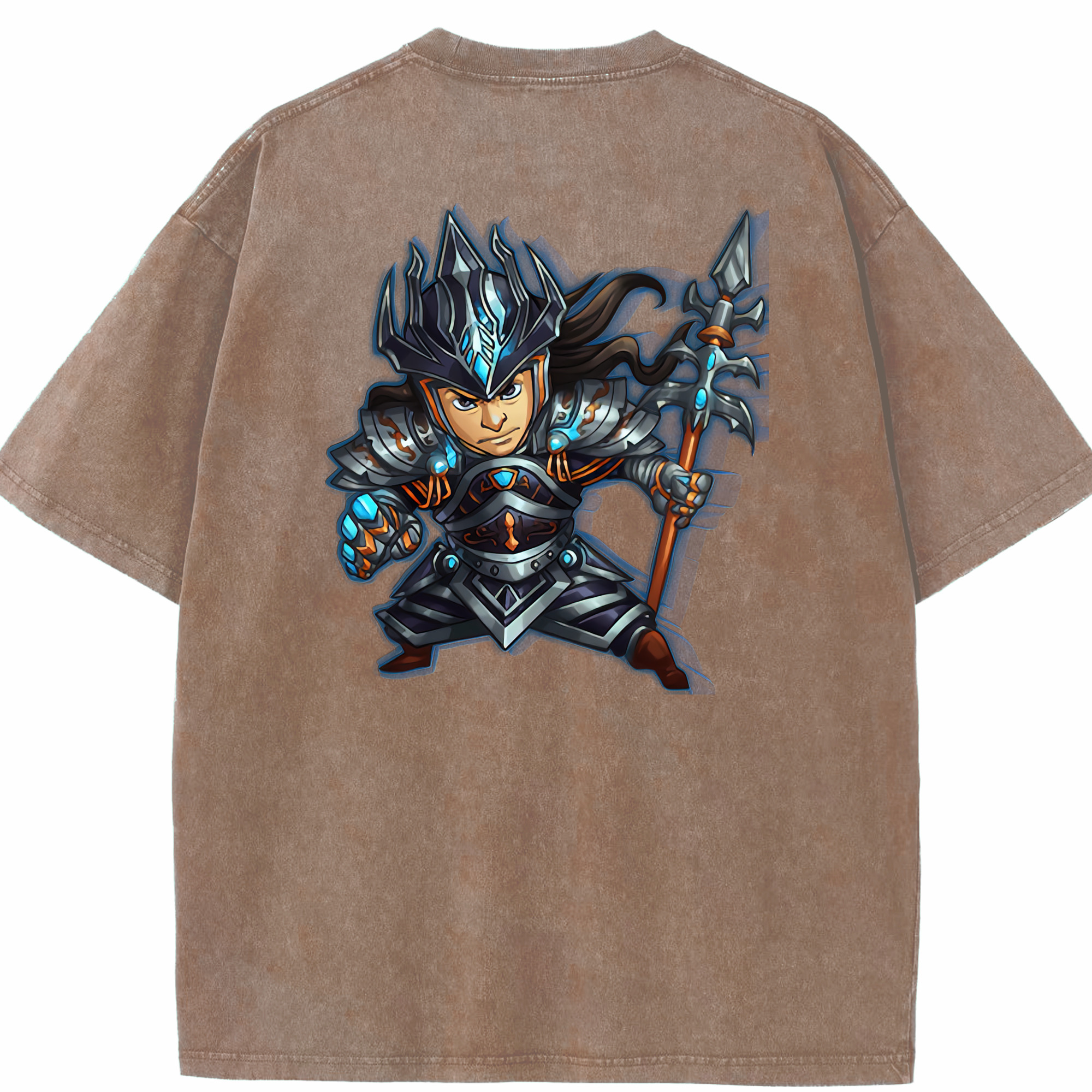 （画像用） リーグ・オブ・レジェンド League of Legends LOL 綿100% ヴィンテージ風 半袖Tシャツ（背面プリント）