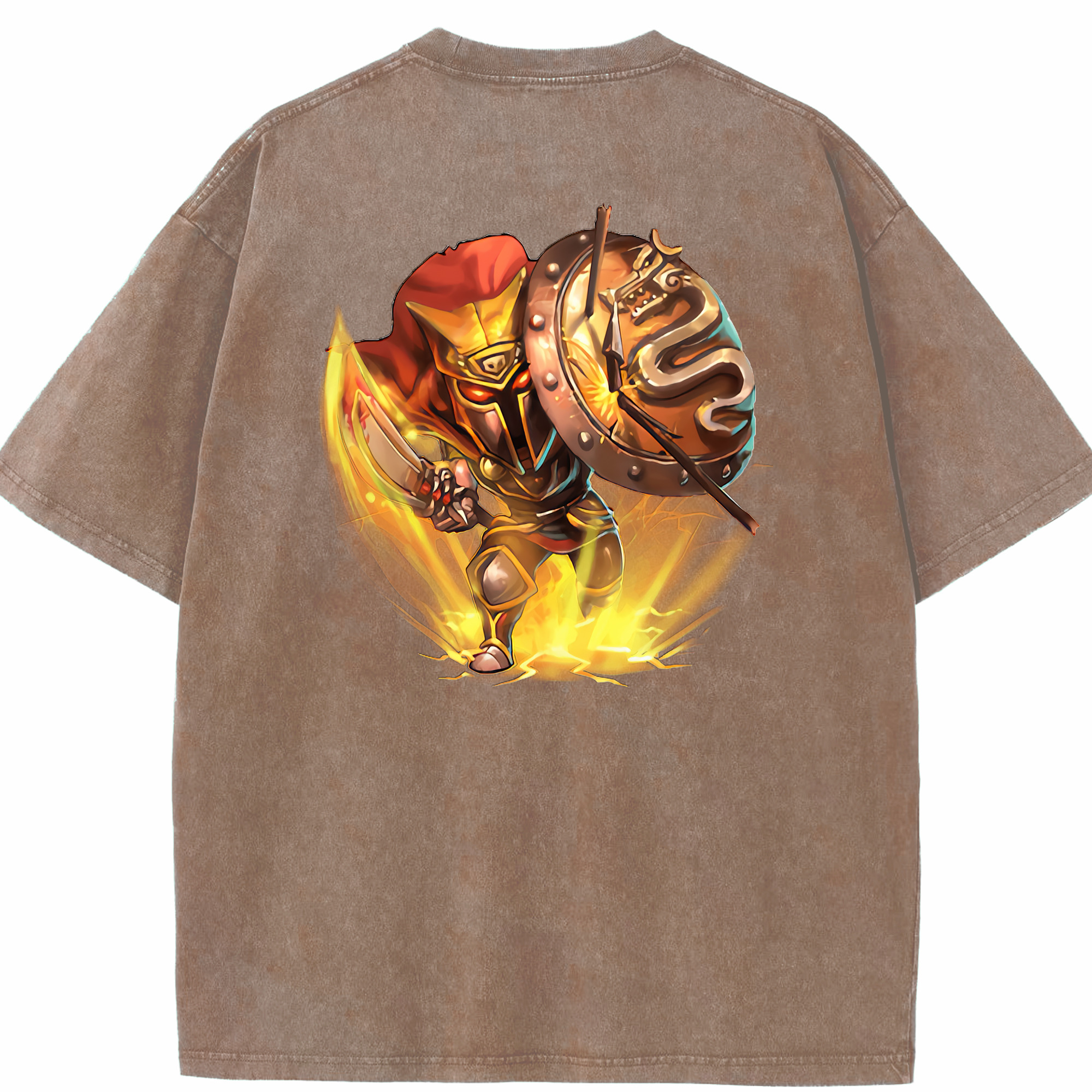 リーグ・オブ・レジェンド League of Legends LOL 綿100% ヴィンテージ風 半袖Tシャツ（背面プリント）