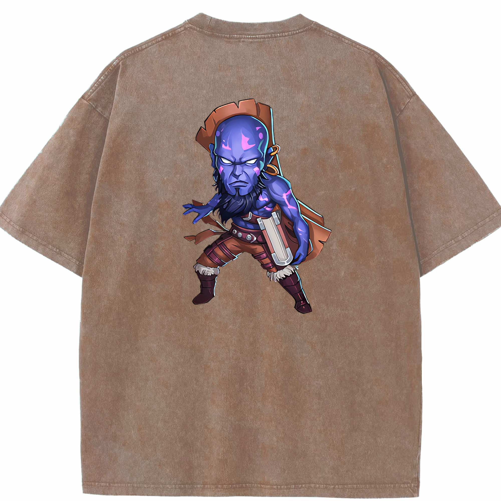 リーグ・オブ・レジェンド League of Legends LOL 綿100% ヴィンテージ風 半袖Tシャツ（背面プリント）
