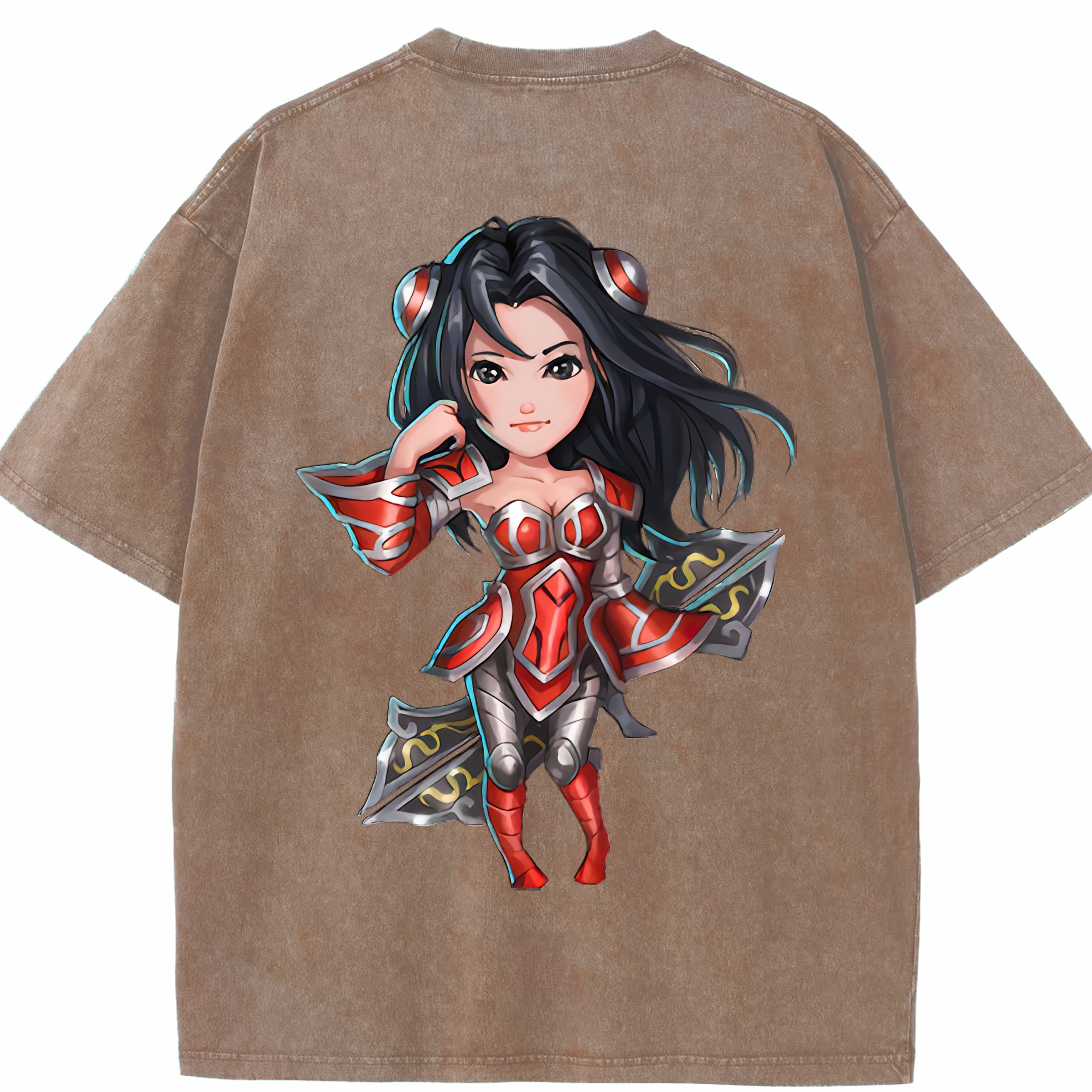 リーグ・オブ・レジェンド League of Legends LOL 綿100% ヴィンテージ風 半袖Tシャツ（背面プリント）