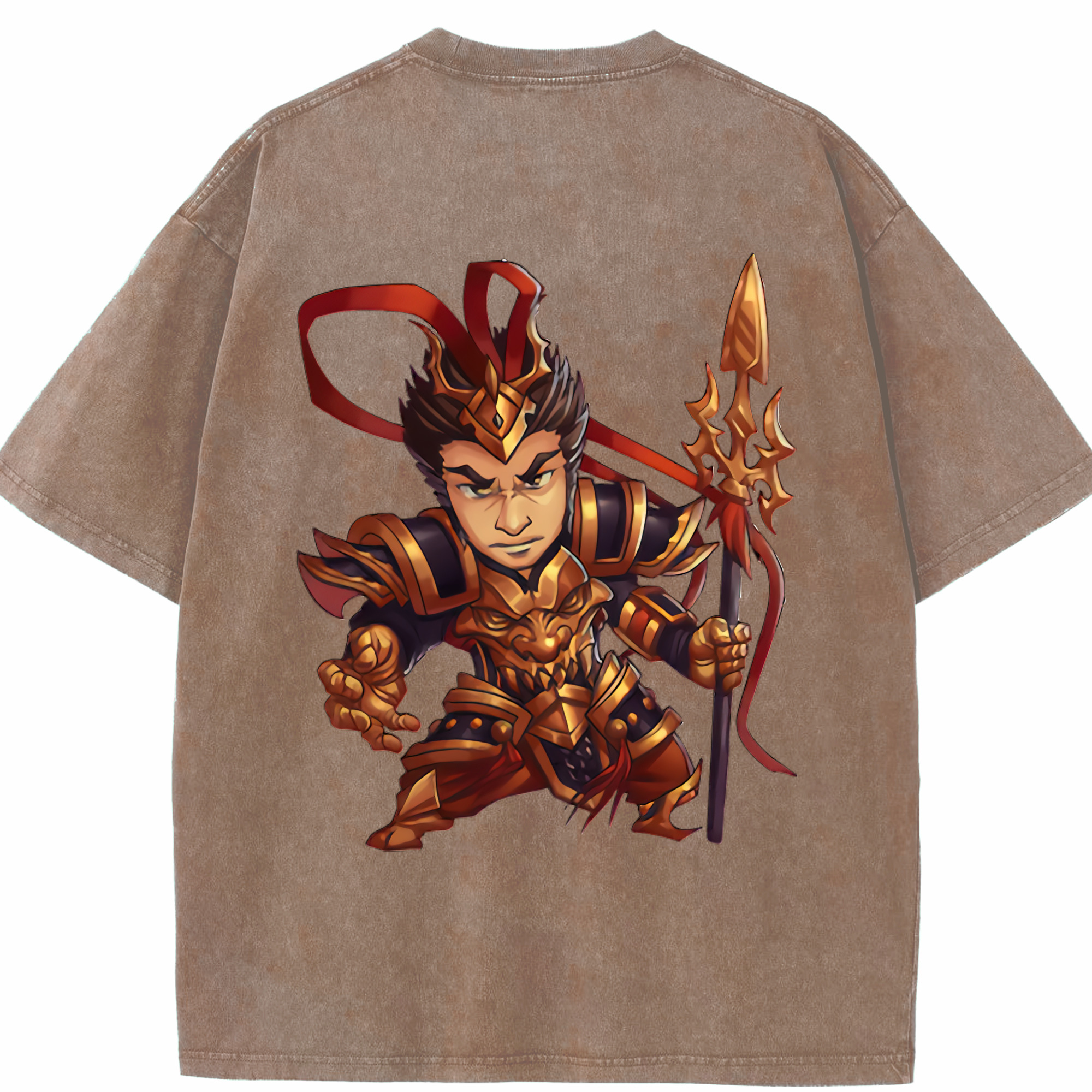 リーグ・オブ・レジェンド League of Legends LOL 綿100% ヴィンテージ風 半袖Tシャツ（背面プリント）