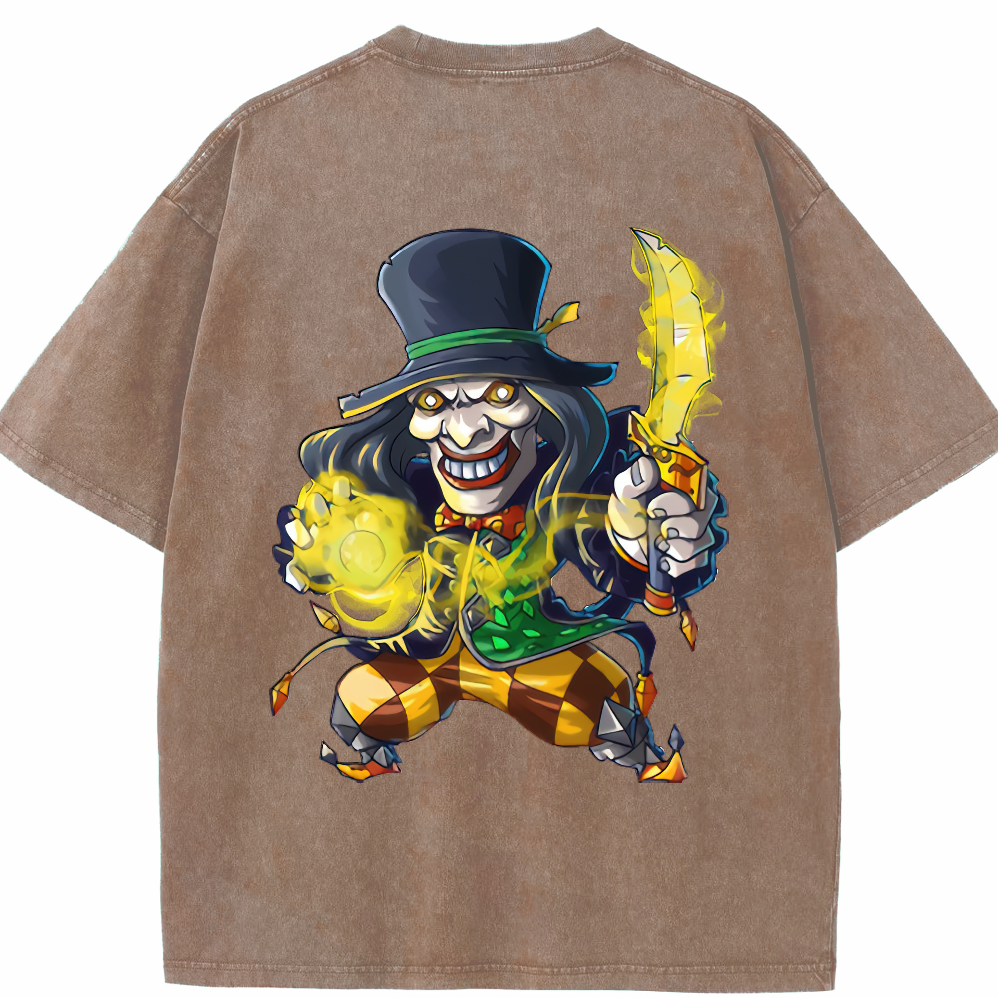 リーグ・オブ・レジェンド League of Legends LOL 綿100% ヴィンテージ風 半袖Tシャツ（背面プリント）