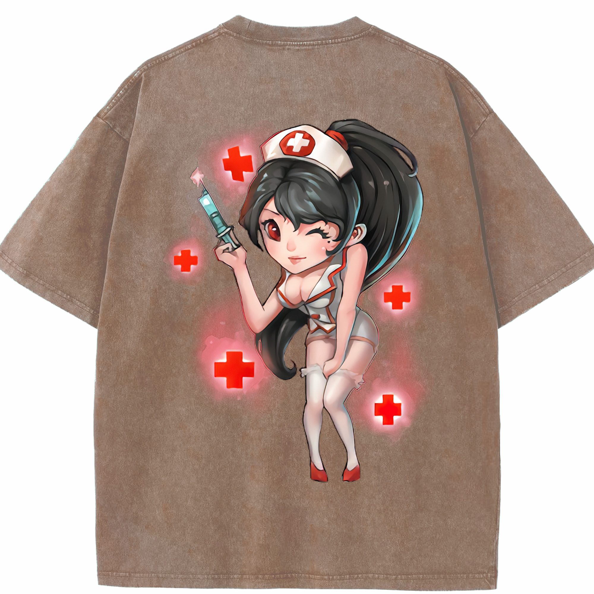 リーグ・オブ・レジェンド League of Legends LOL 綿100% ヴィンテージ風 半袖Tシャツ（背面プリント）