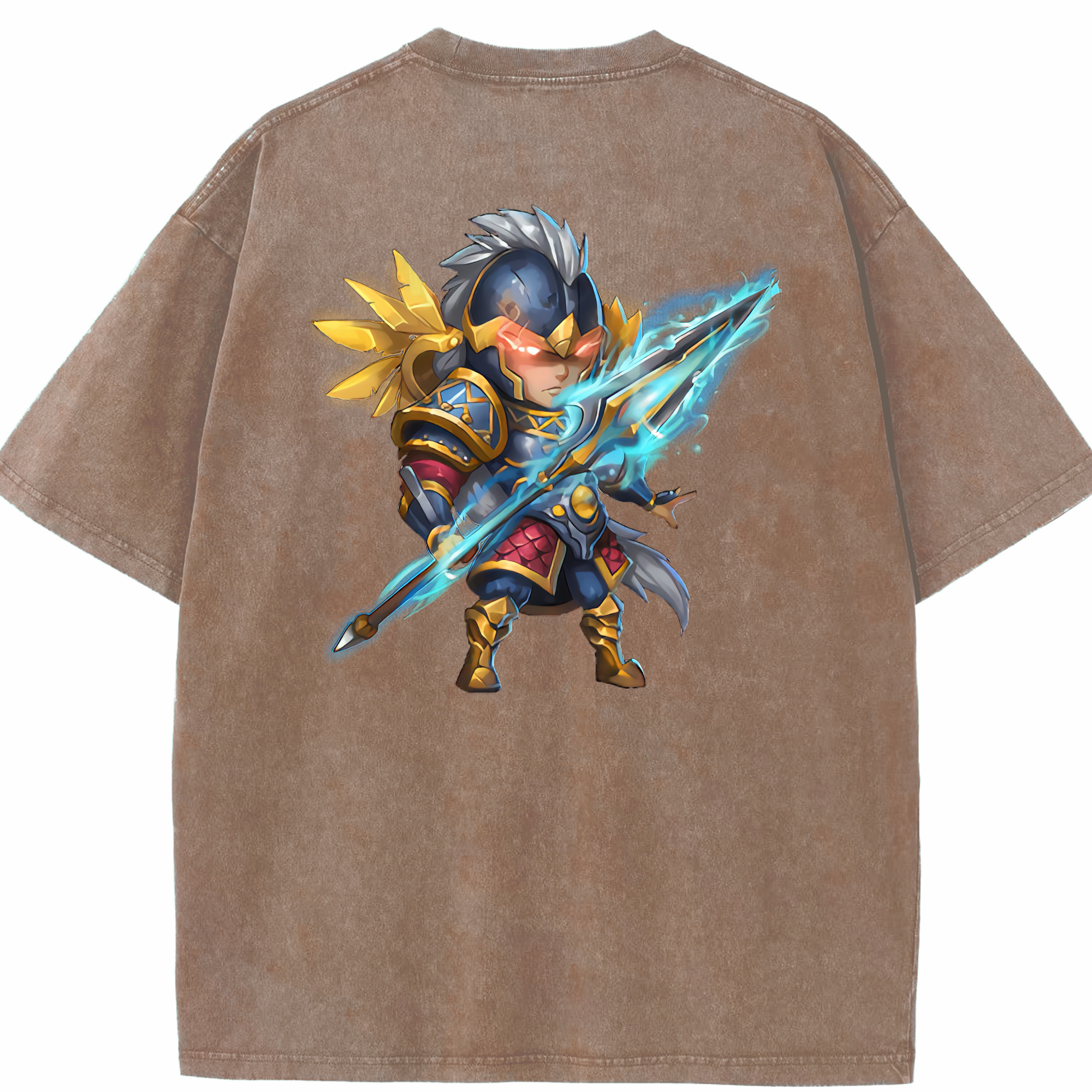 リーグ・オブ・レジェンド League of Legends LOL 綿100% ヴィンテージ風 半袖Tシャツ（背面プリント）
