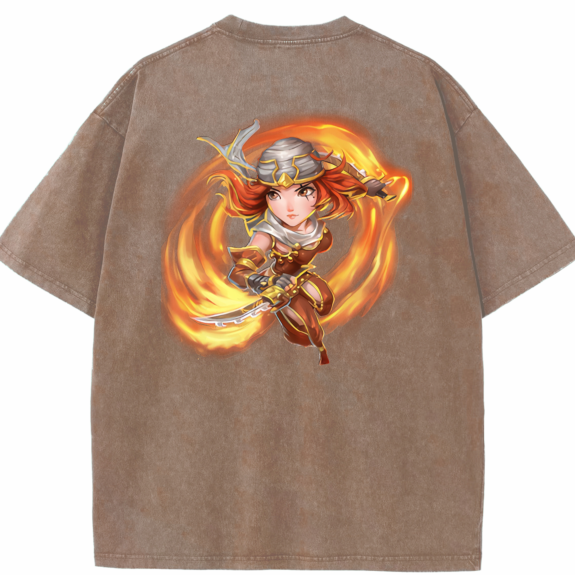 リーグ・オブ・レジェンド League of Legends LOL 綿100% ヴィンテージ風 半袖Tシャツ（背面プリント）