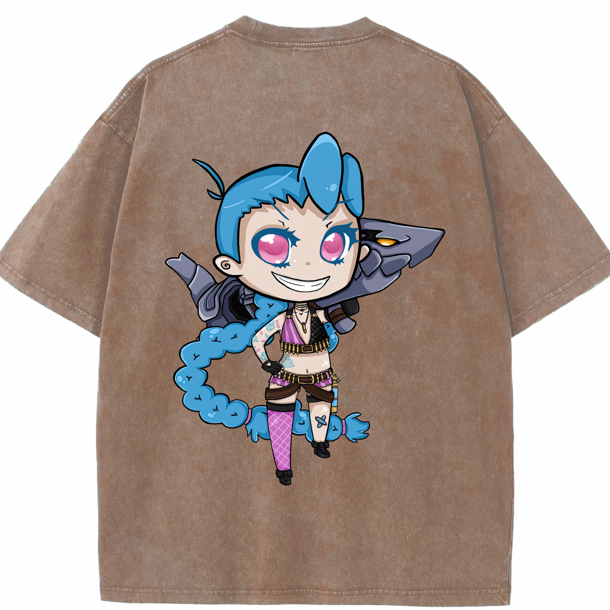 リーグ・オブ・レジェンド League of Legends LOL 綿100% ヴィンテージ風 半袖Tシャツ（背面プリント）