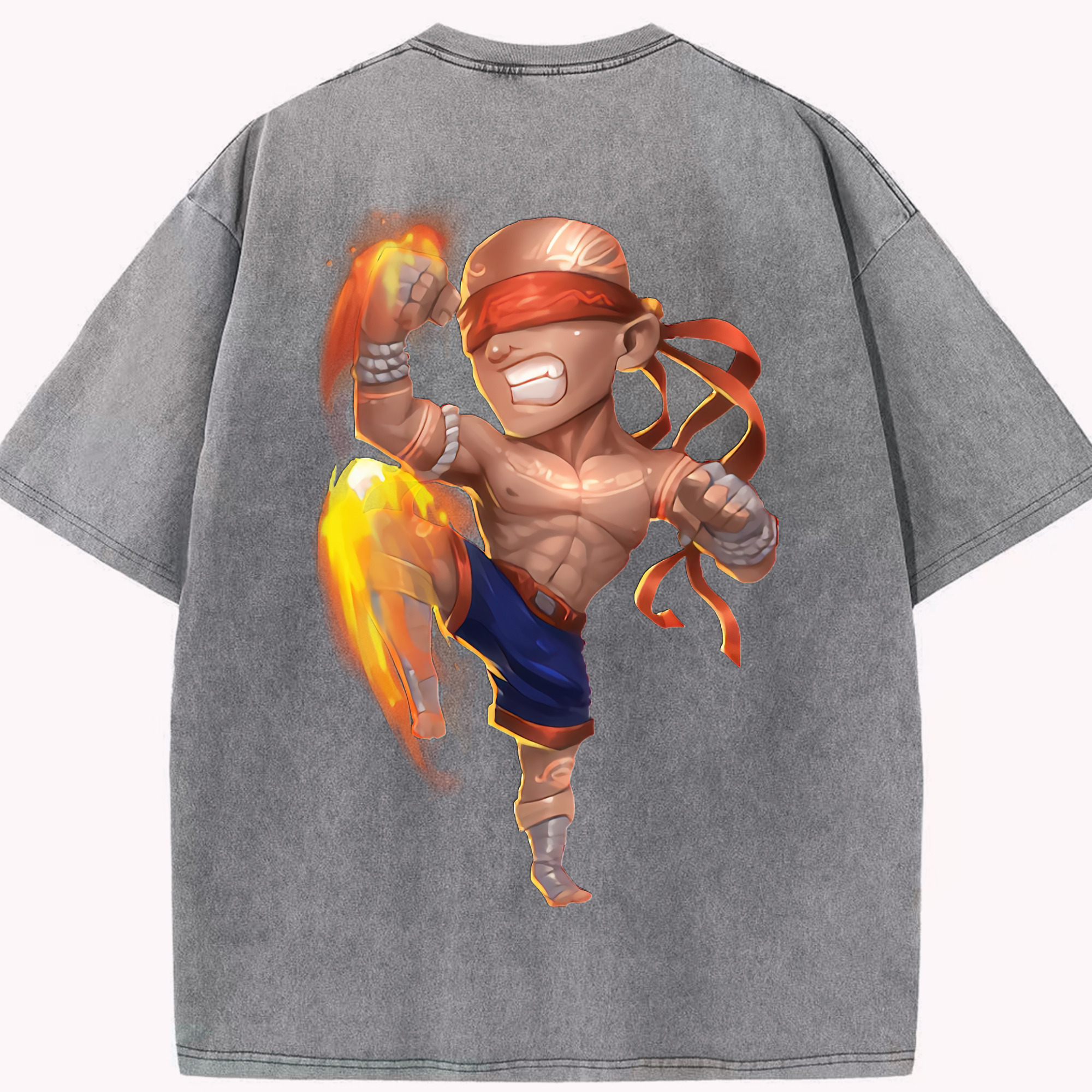リーグ・オブ・レジェンド League of Legends LOL 綿100% ヴィンテージ風 半袖Tシャツ（背面プリント）