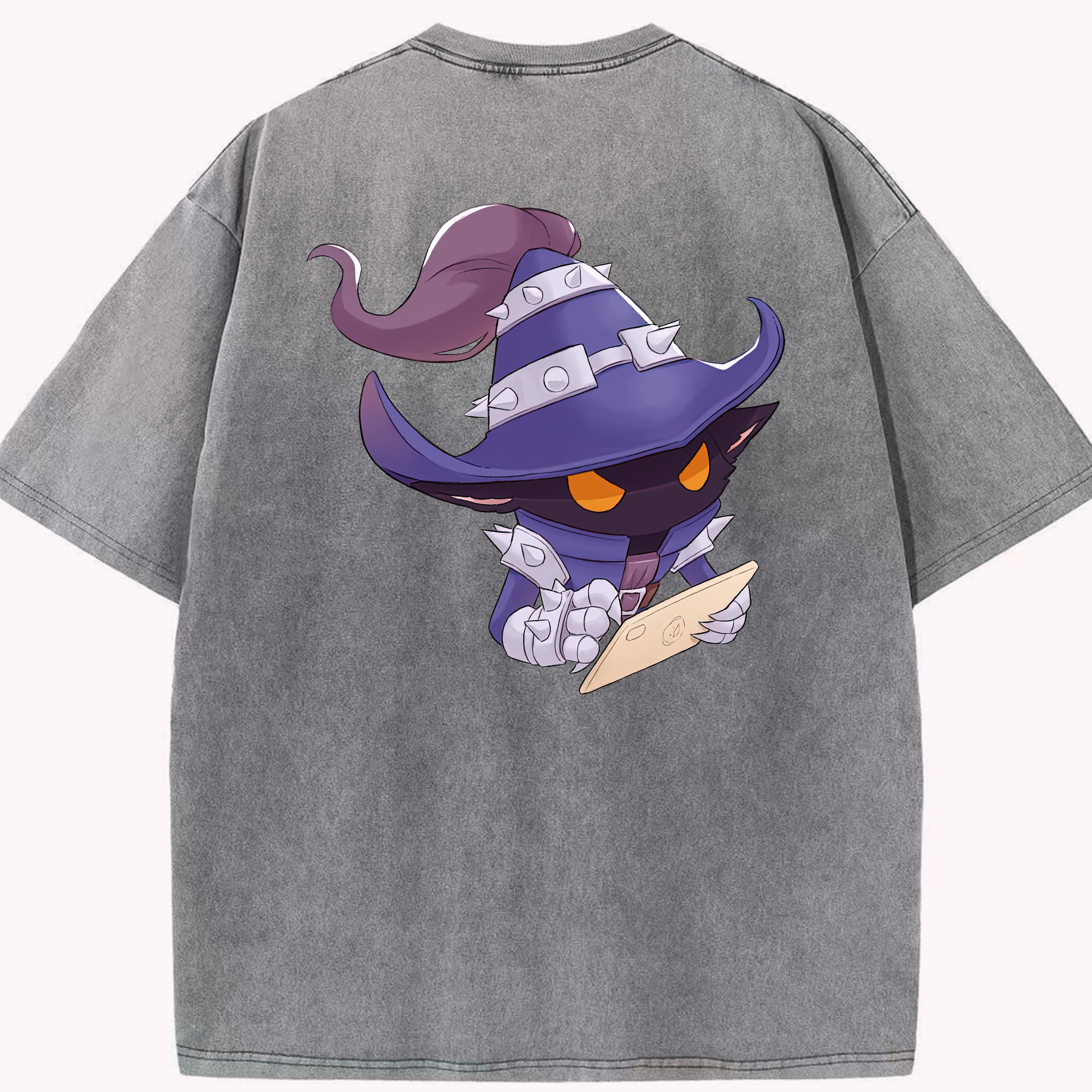 リーグ・オブ・レジェンド League of Legends LOL 綿100% ヴィンテージ風 半袖Tシャツ（背面プリント）