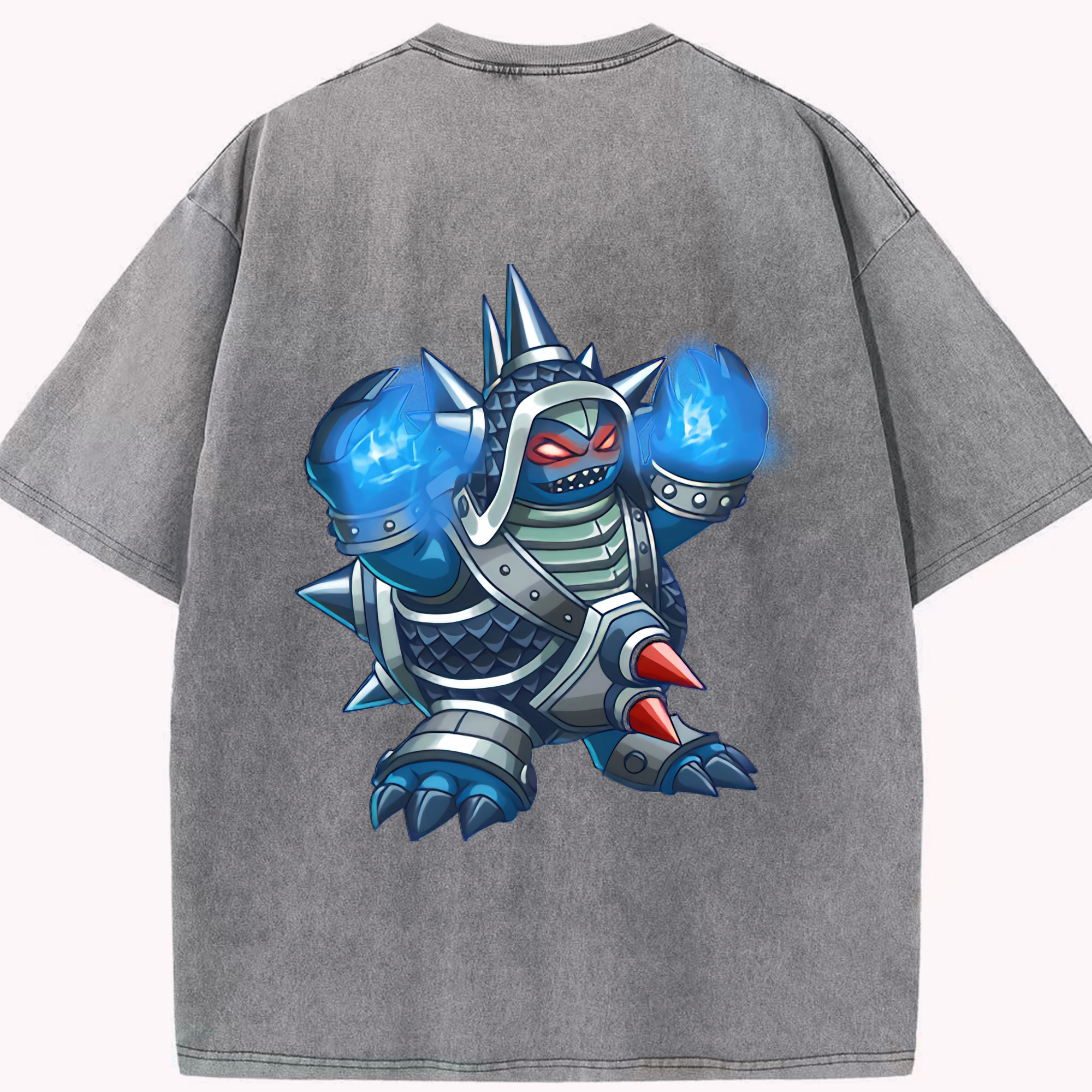 リーグ・オブ・レジェンド League of Legends LOL 綿100% ヴィンテージ風 半袖Tシャツ（背面プリント）